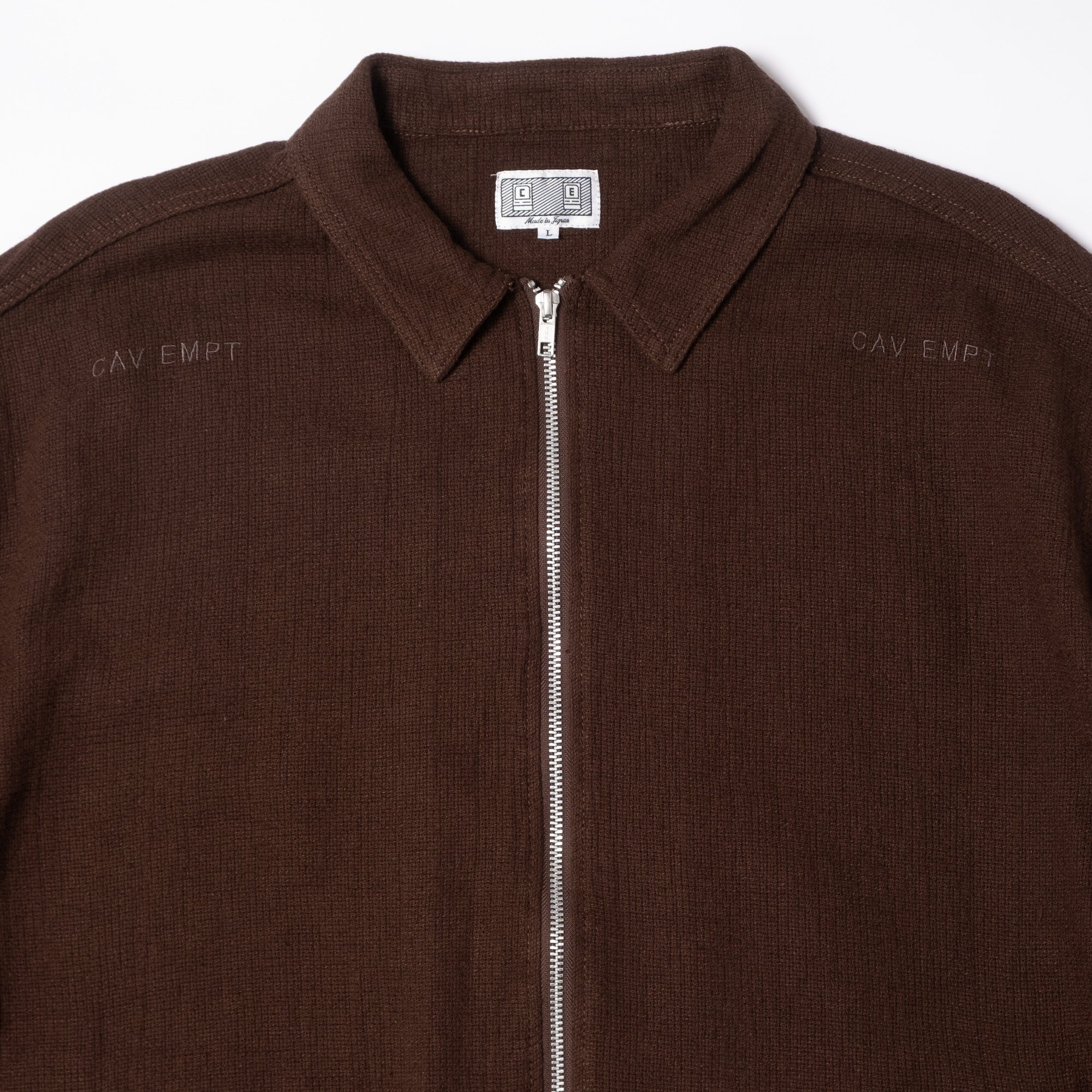 Cav Empt Welt Pockets Zip Shirt Jacket - Charcoal - Image 2