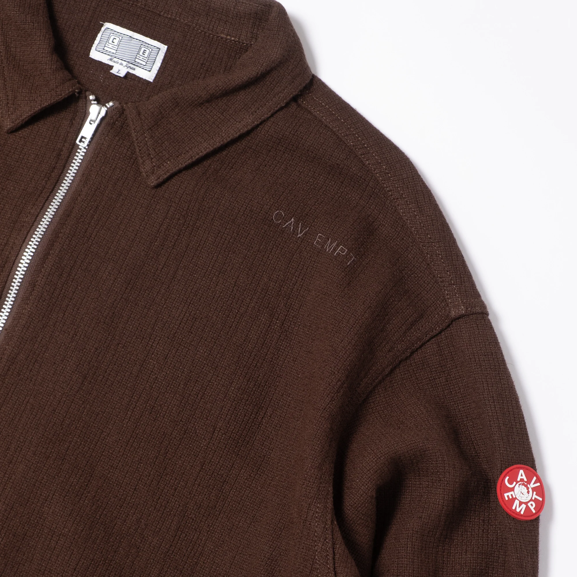 Cav Empt Welt Pockets Zip Shirt Jacket - Charcoal - Image 3