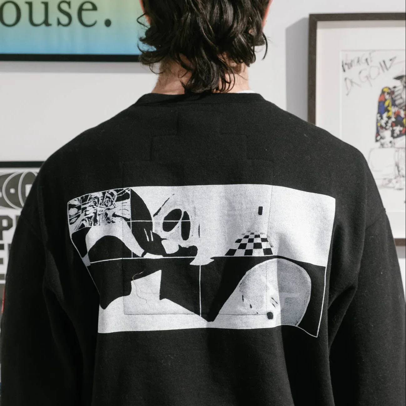 Cav Empt Xo RiFF Crew Neck Sweater - Black - Image 4