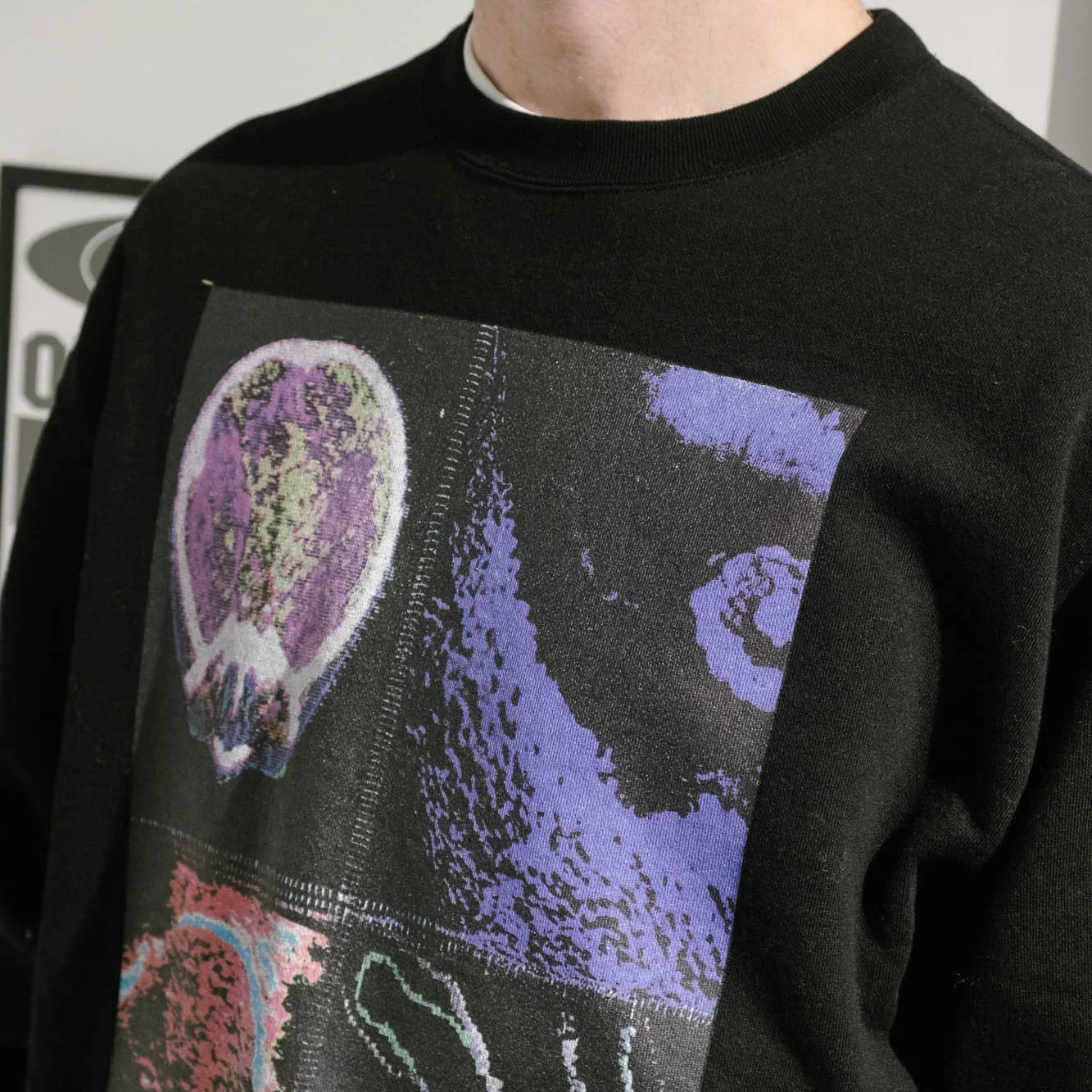 Cav Empt Xo RiFF Crew Neck Sweater - Black - Image 5
