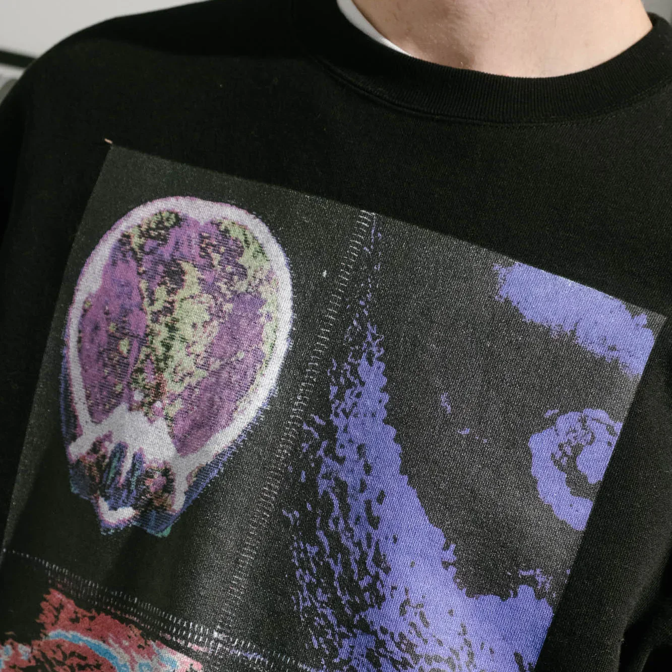 Cav Empt Xo RiFF Crew Neck Sweater - Black - Image 6