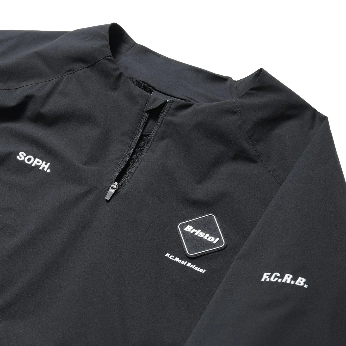 F.C.Real Bristol Thermal Lining Quarter Zip - Black - Image 4