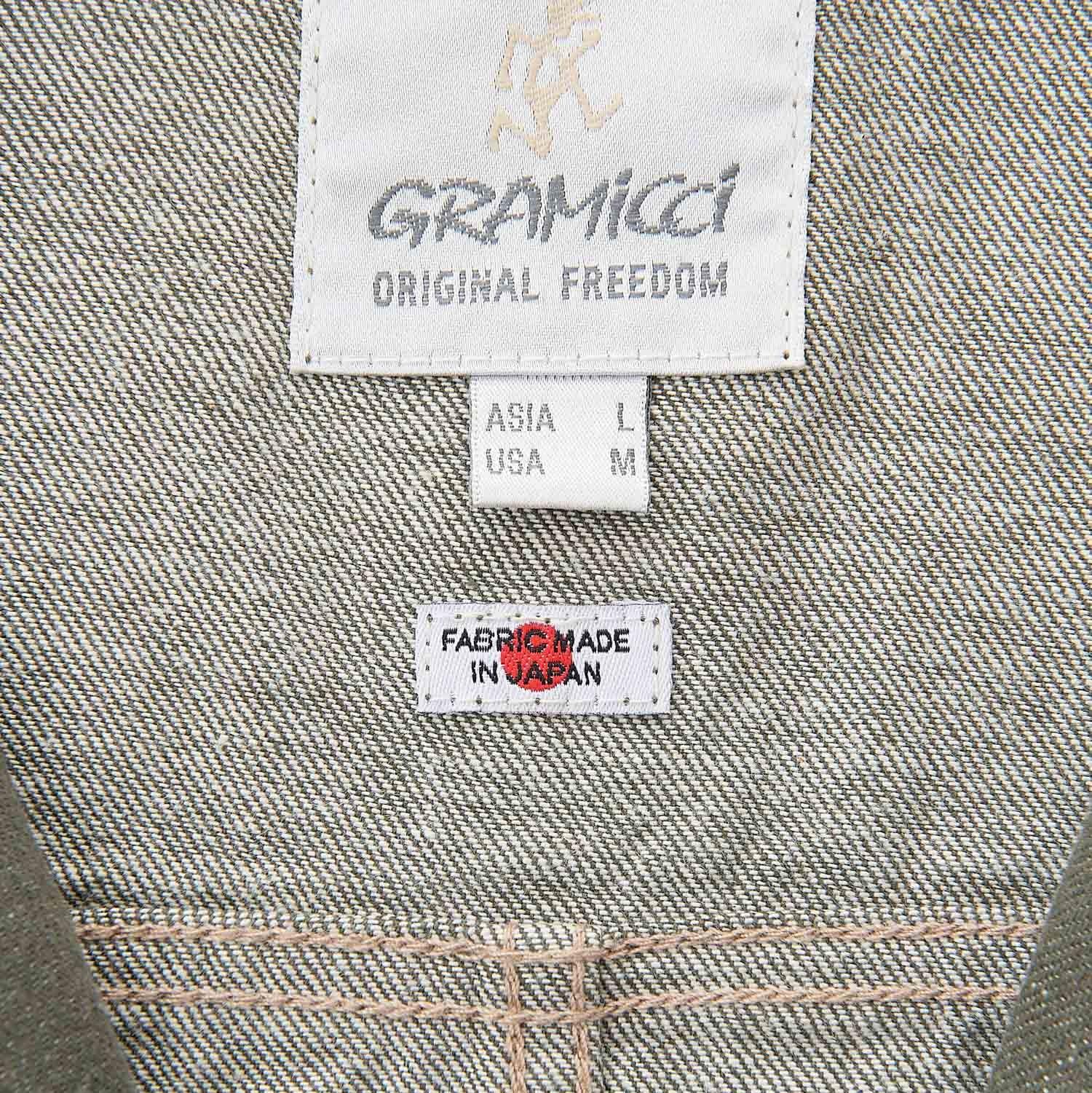Gramicci Japanese Slub Denim Jacket - Dark Sage - Image 3