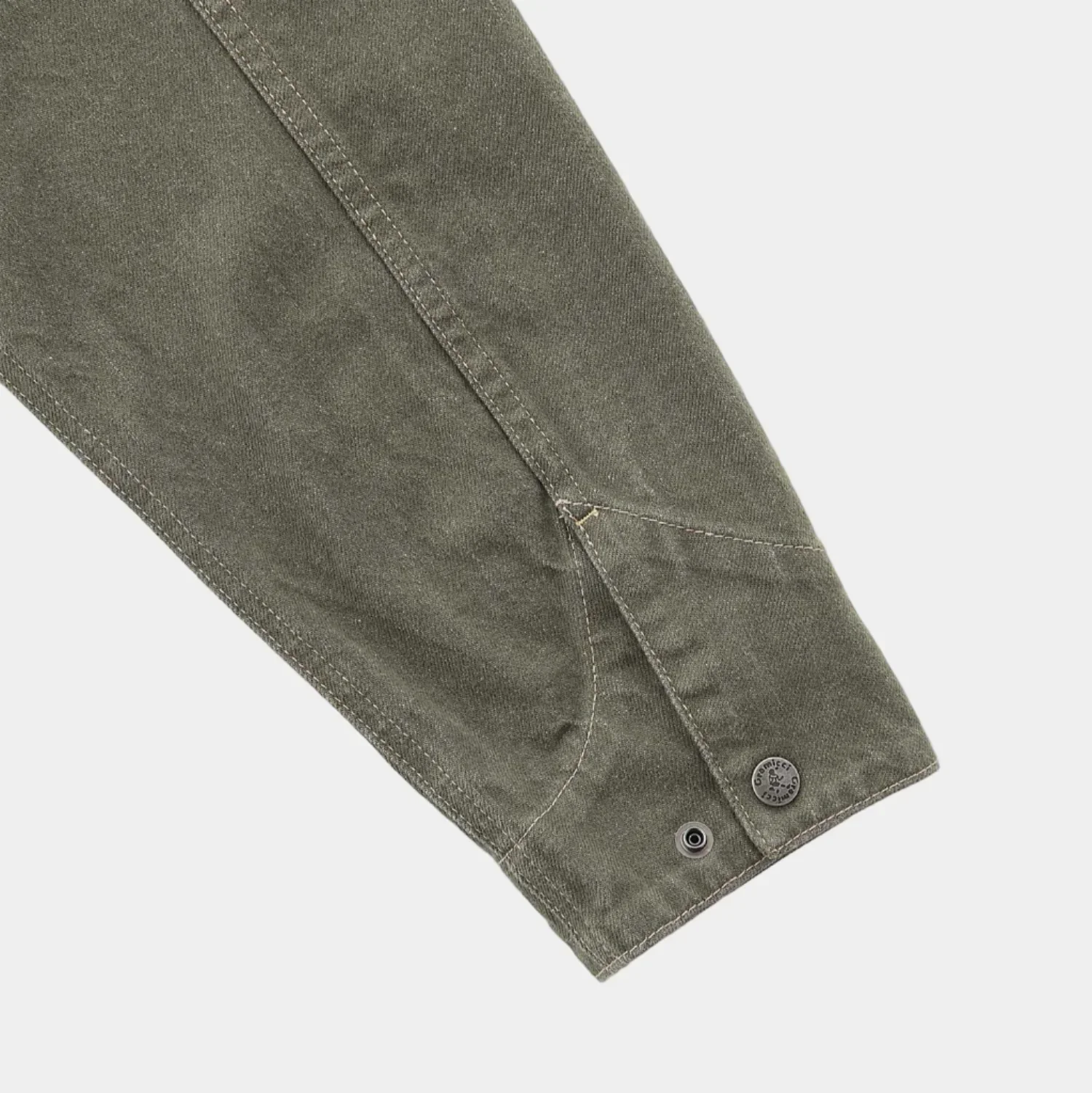 Gramicci Japanese Slub Denim Jacket - Dark Sage - Image 4
