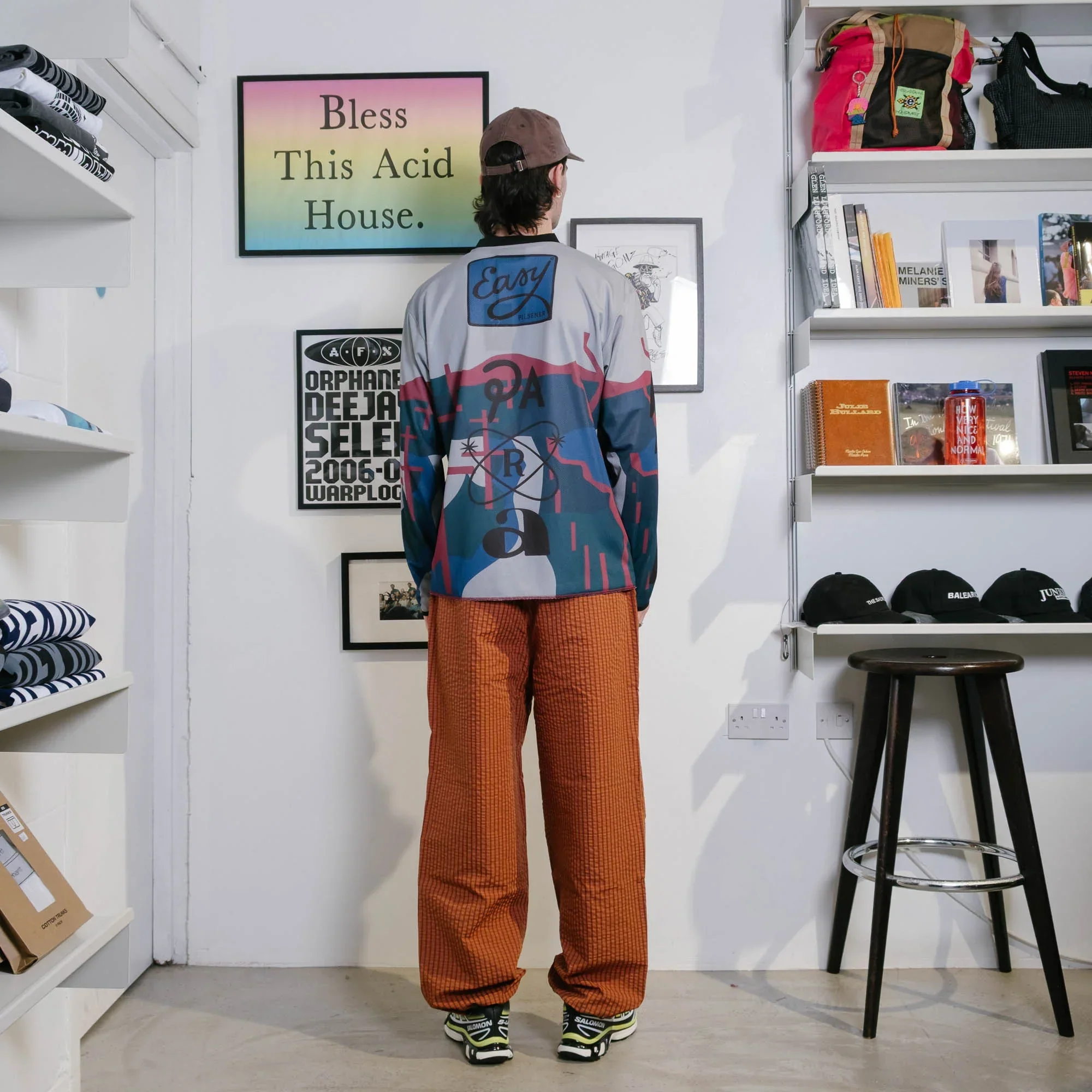 Gramicci Northside Plaid Pant - Brick - Image 3