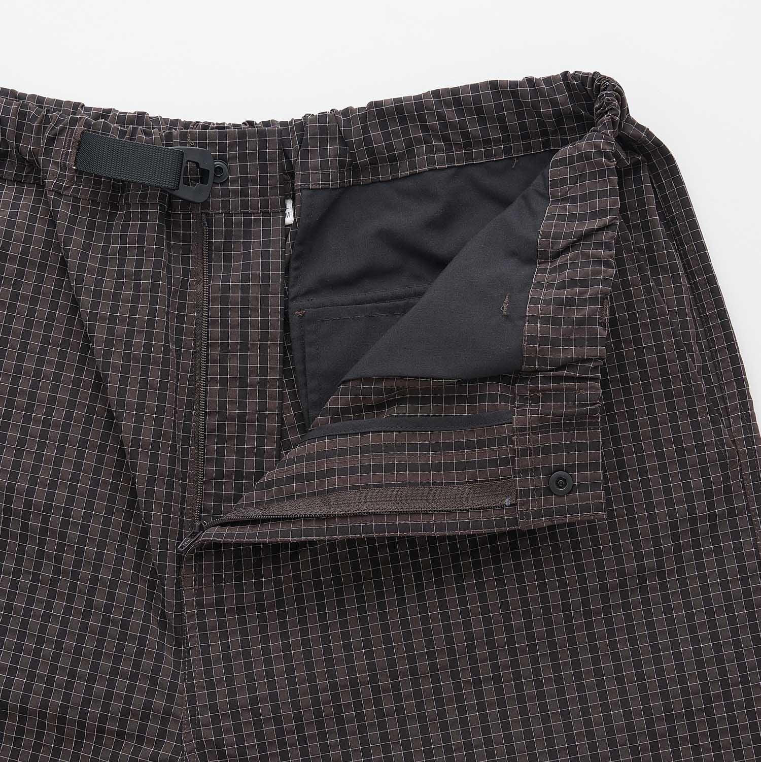 Gramicci Northside Plaid Pant - Deep Brown - Image 5