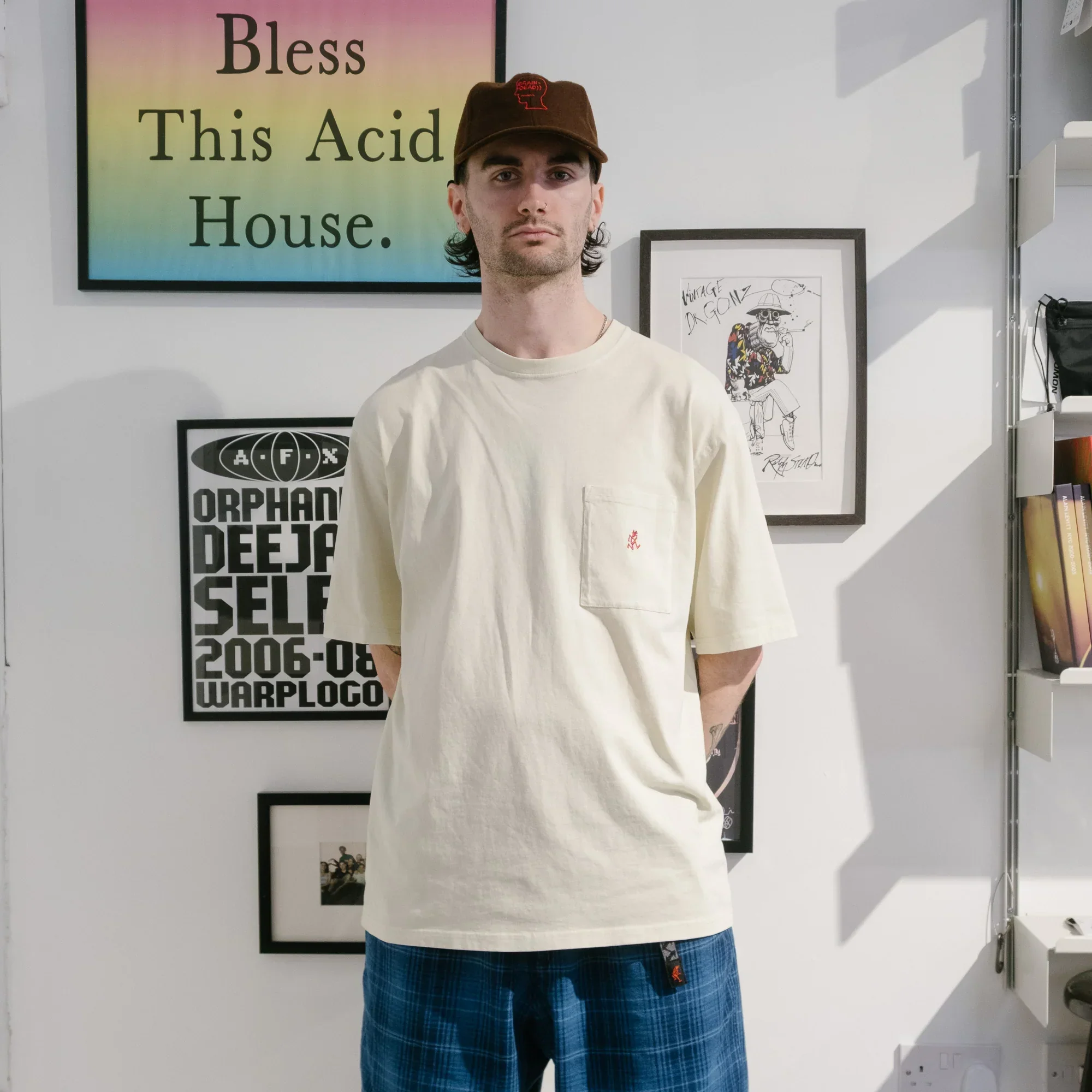 Gramicci One Point Tee - Natural Pigment - Image 3