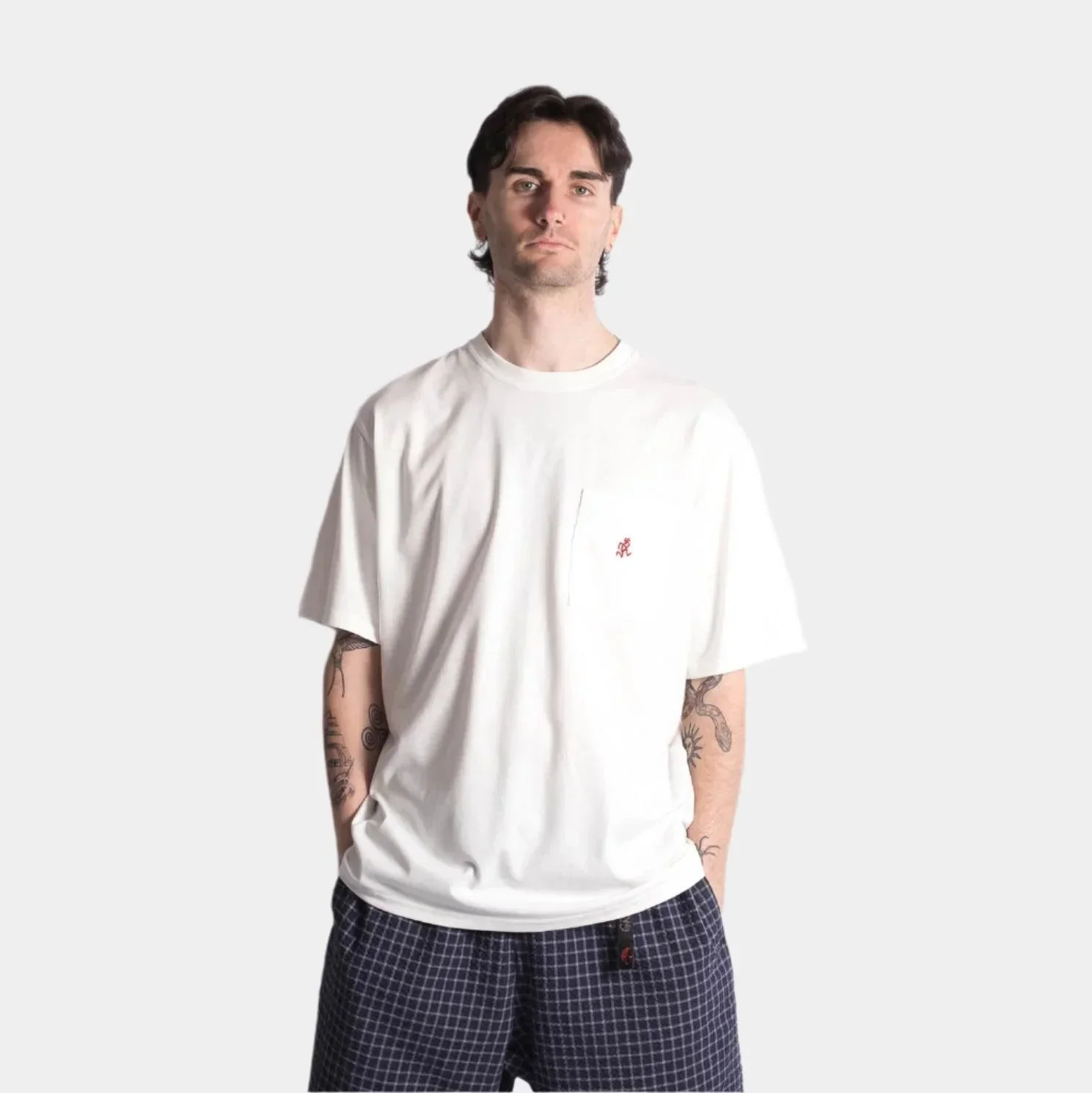 Gramicci One Point Tee - White