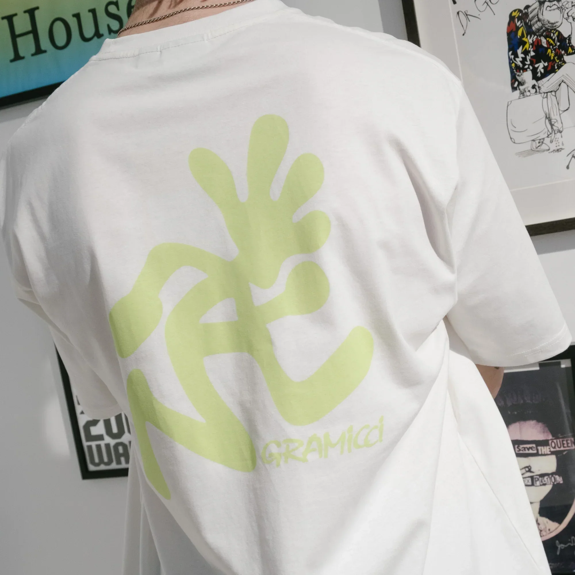 Gramicci Running Man Tee - White - Image 4
