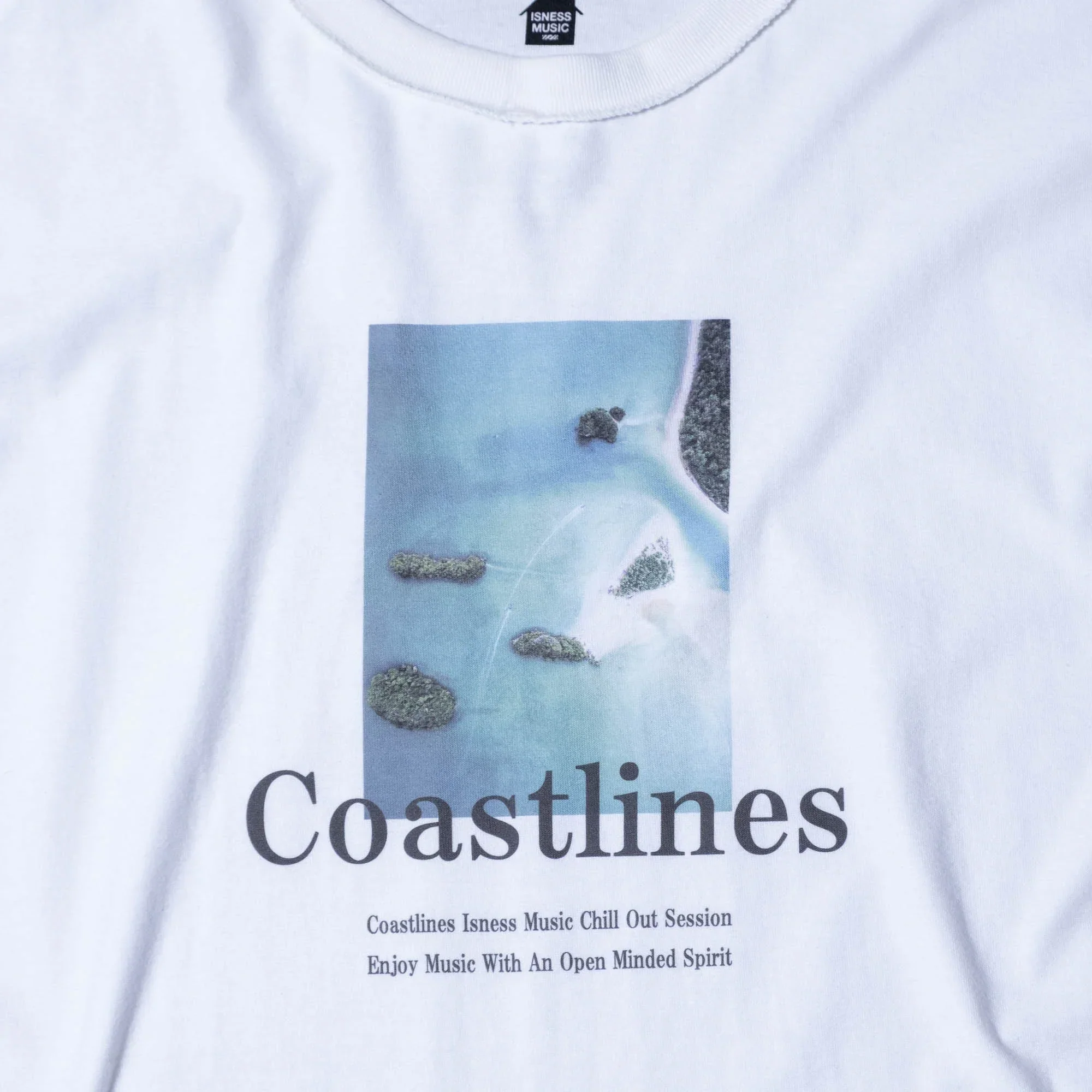 is-ness Coastlines Cassette/Tee - White - Image 4
