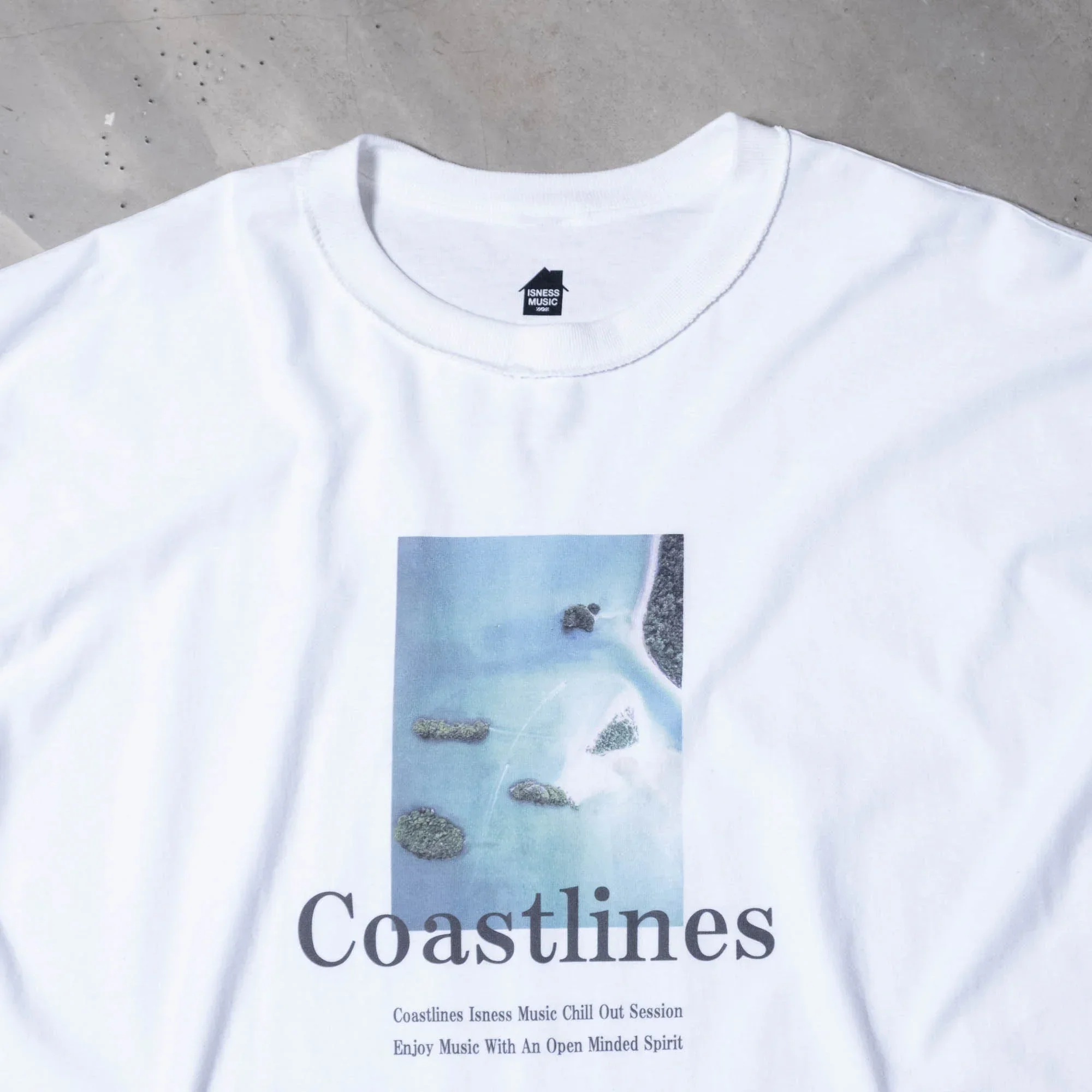 is-ness Coastlines Cassette/Tee - White - Image 5