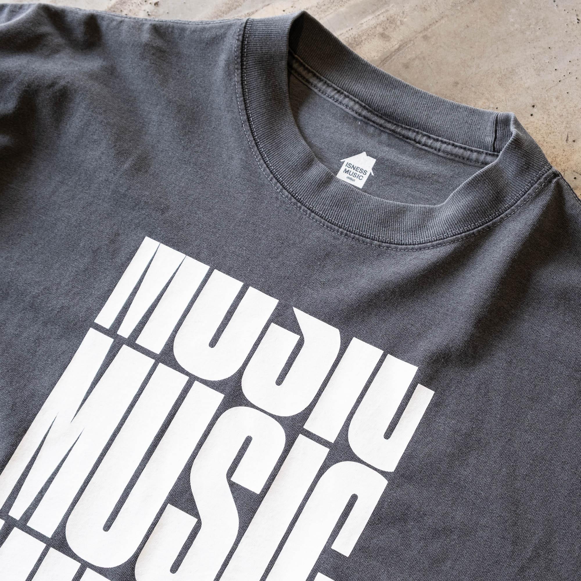 is-ness House Music Delay Tee - Sumi Charcoal - Image 3