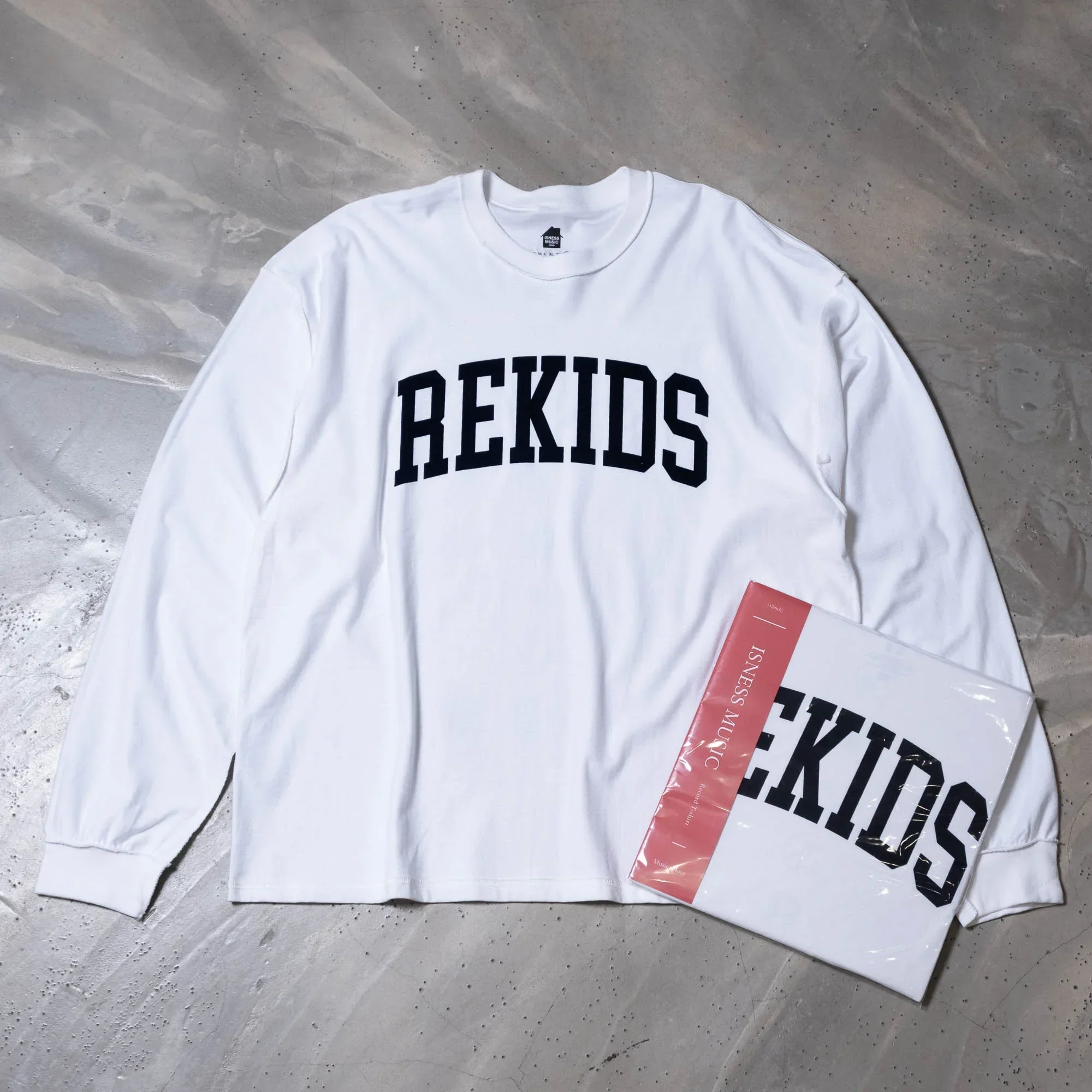 is-ness REKIDS LS Tee - White - Image 4