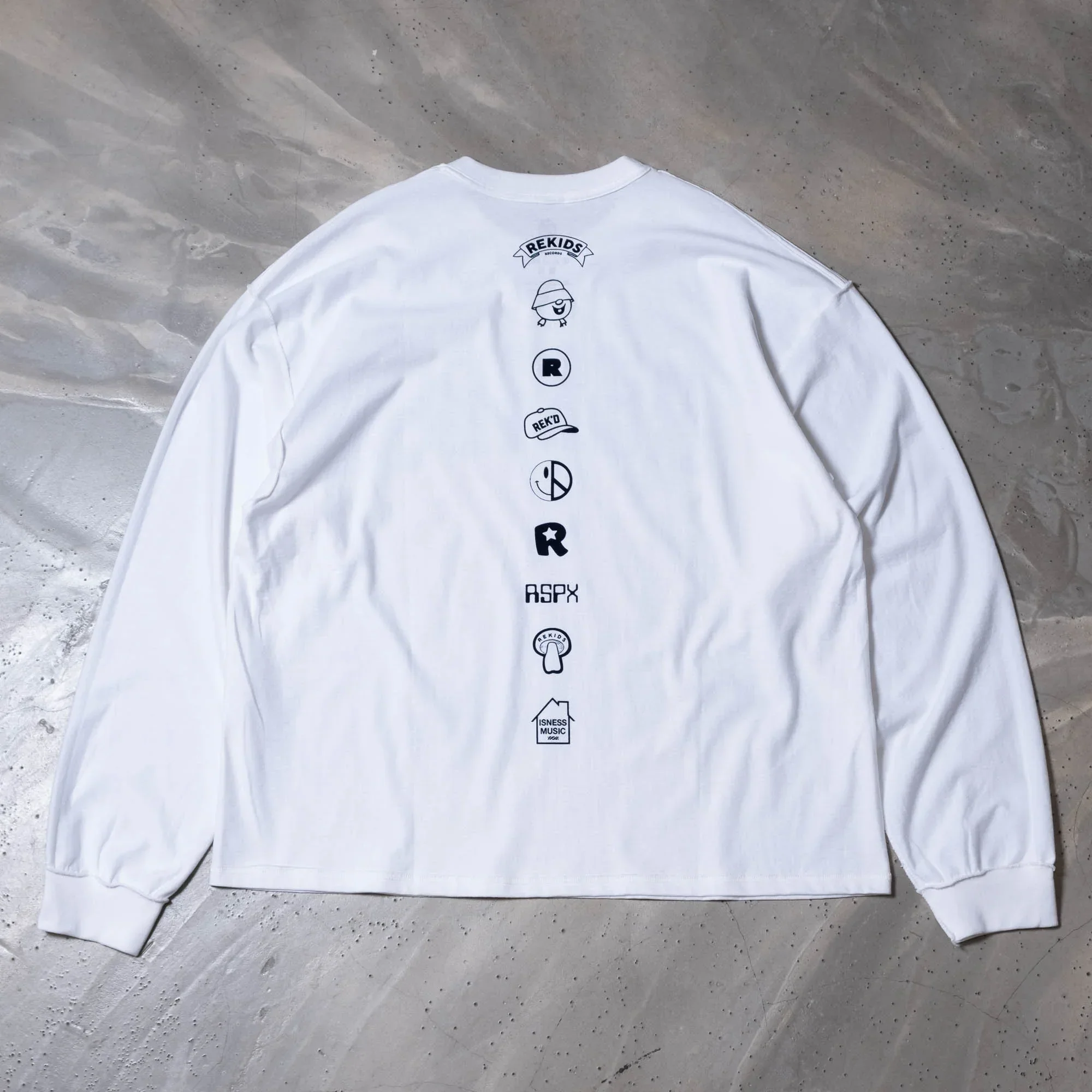 is-ness REKIDS LS Tee - White - Image 8