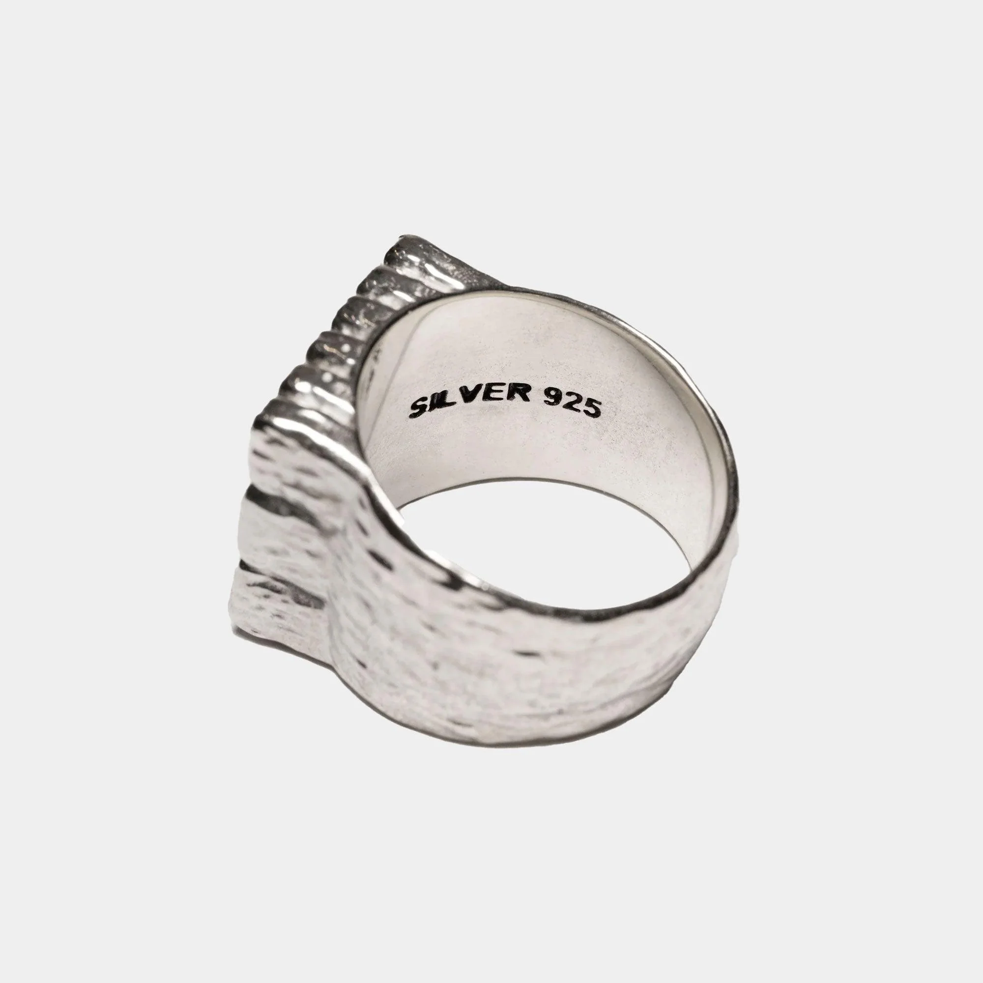 Maple Big Cookie Signet Ring - Silver 925 - Image 4