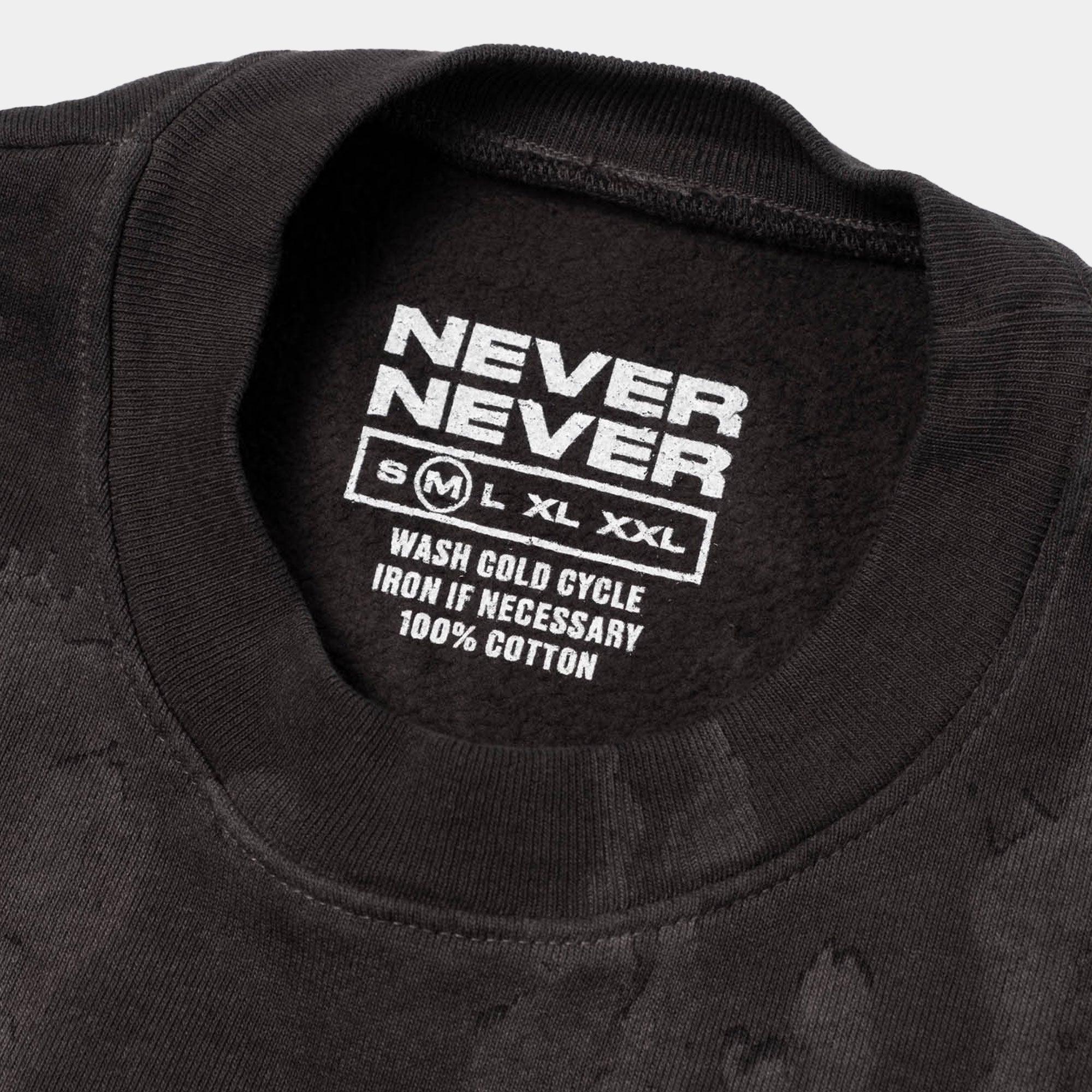 Never Never Concrète Sweatshirt - Black - Image 6