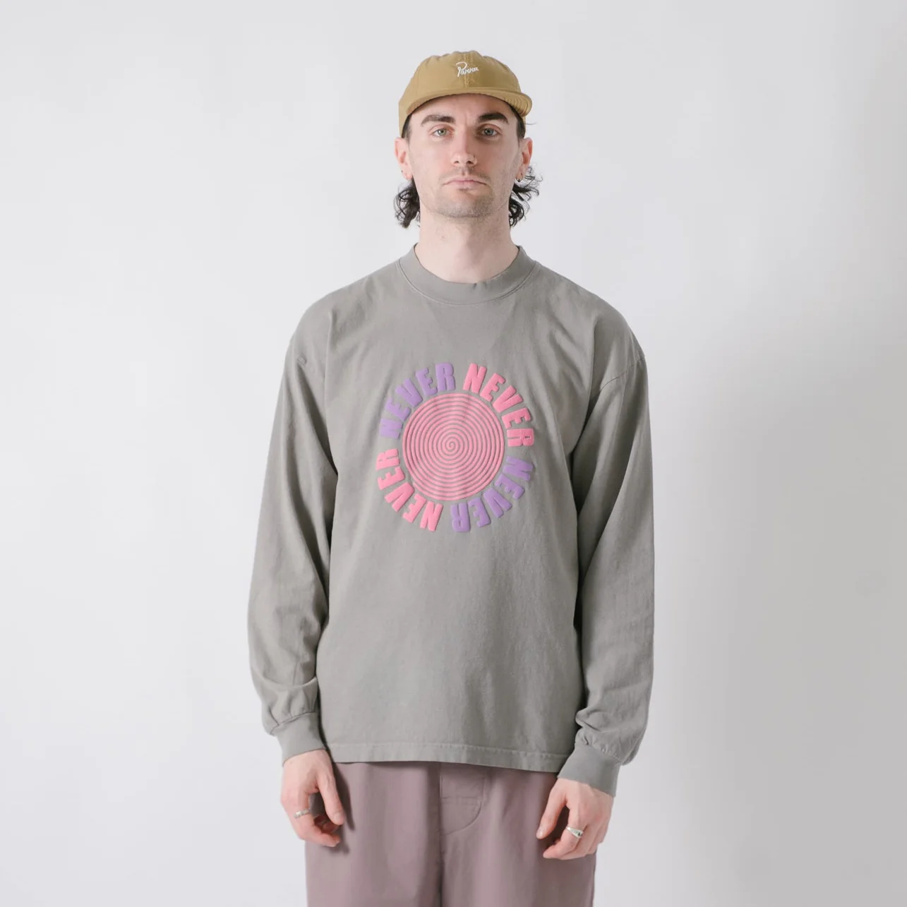 Never Never Spiral LS Tee - Eucalyptus - Image 11
