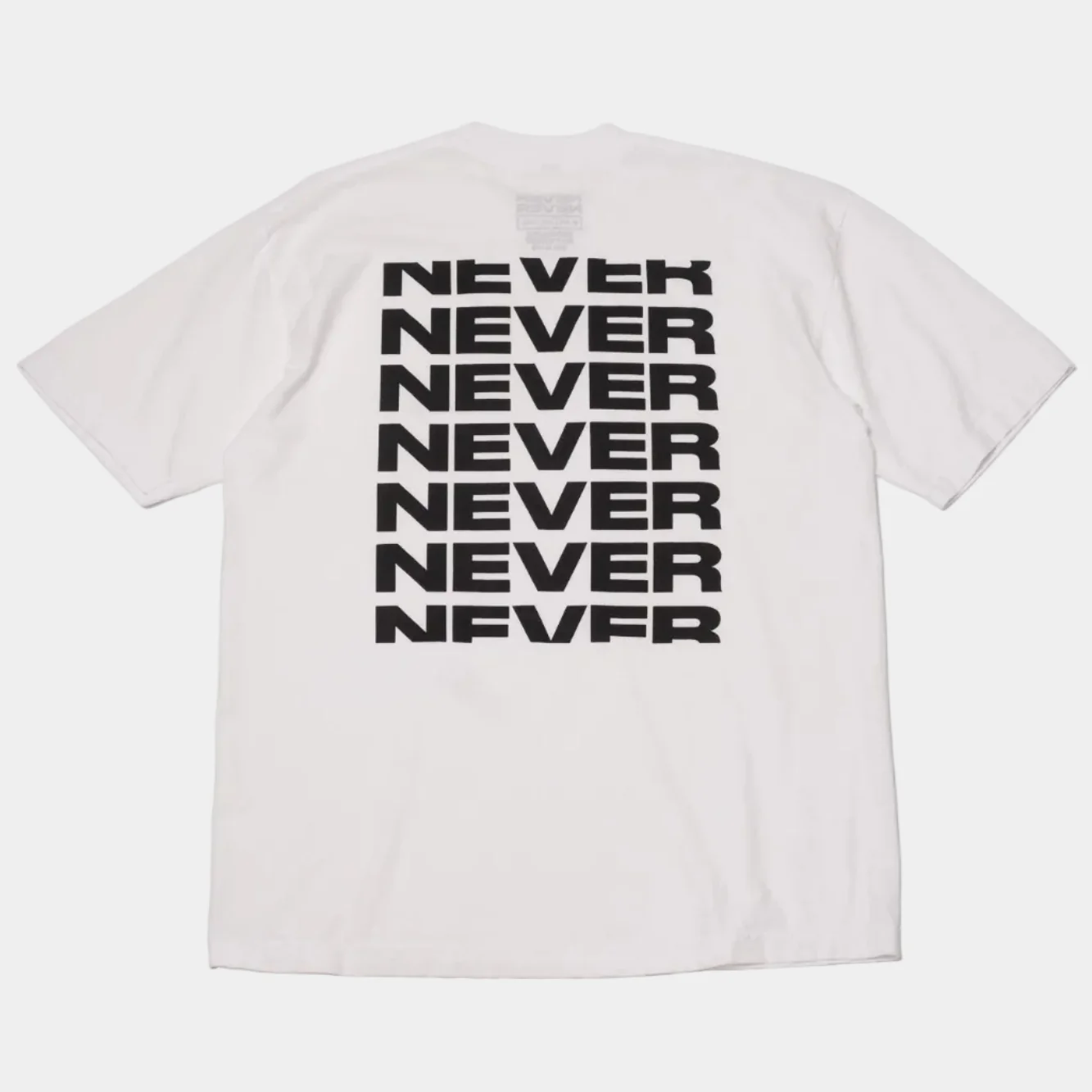 Never Never Stack Tee - White - Image 5