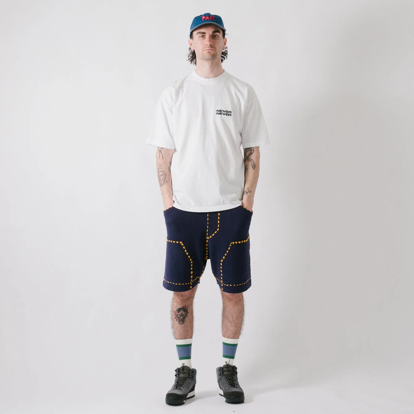 Never Never Stack Tee - White - Image 8