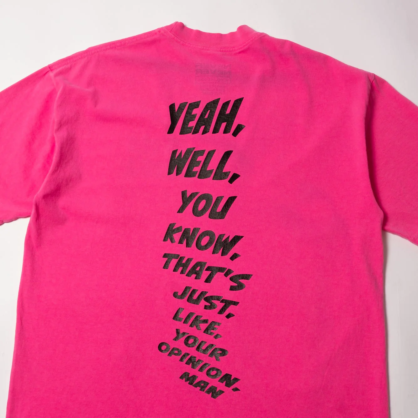 Never Never The Dude Tee - Lotus Pink - Image 6