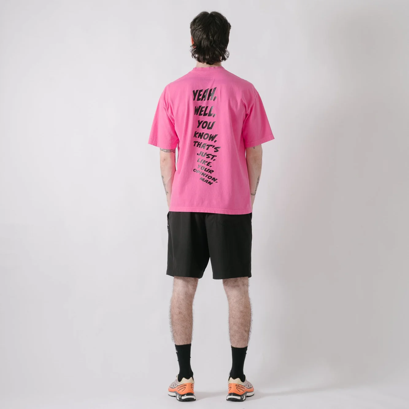 Never Never The Dude Tee - Lotus Pink - Image 9