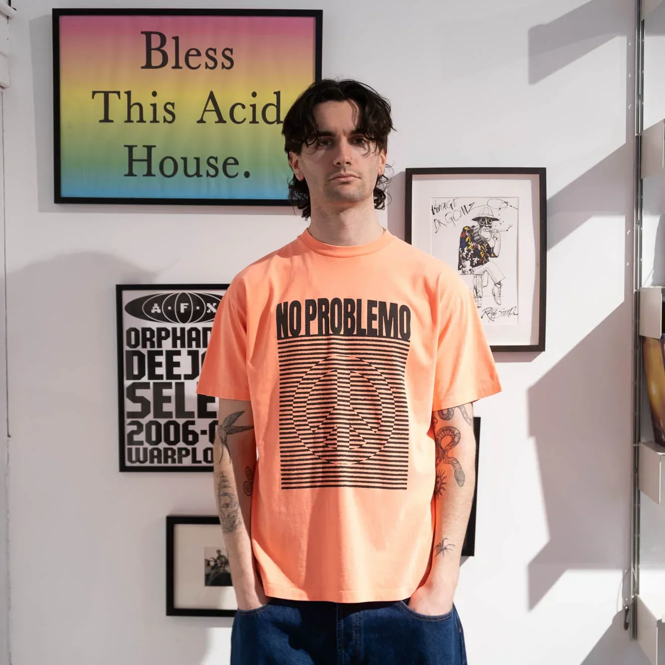 No Problemo CND Wave SS Tee - Coral - Image 3