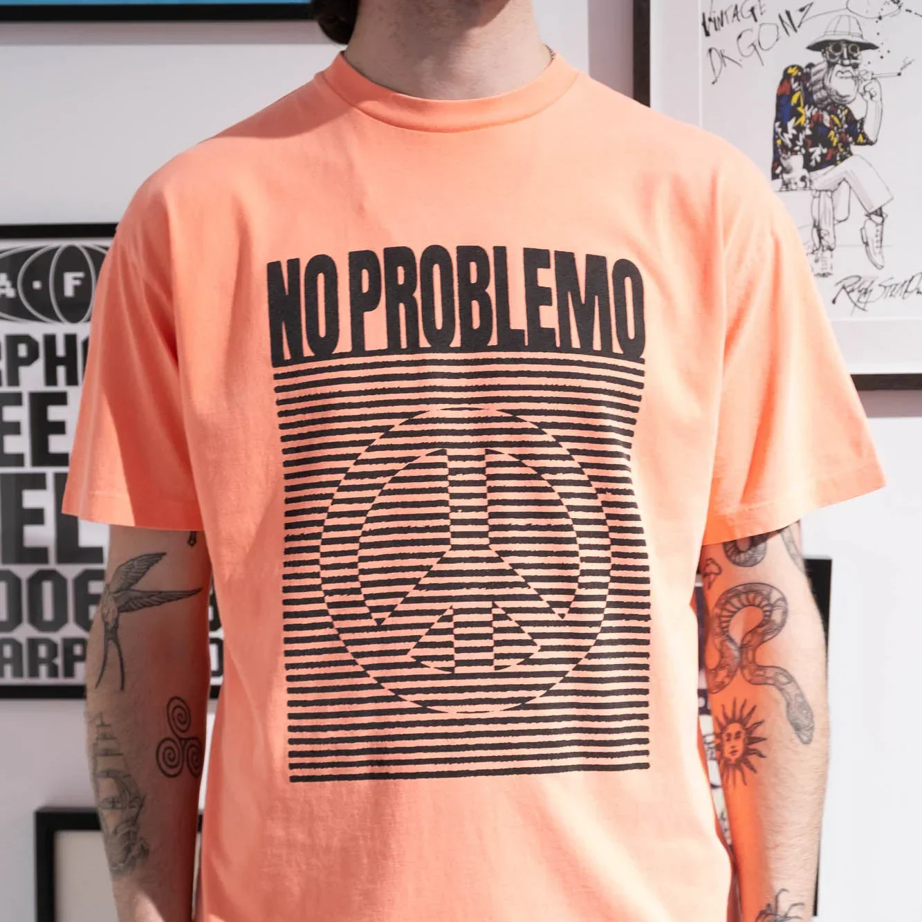 No Problemo CND Wave SS Tee - Coral - Image 4