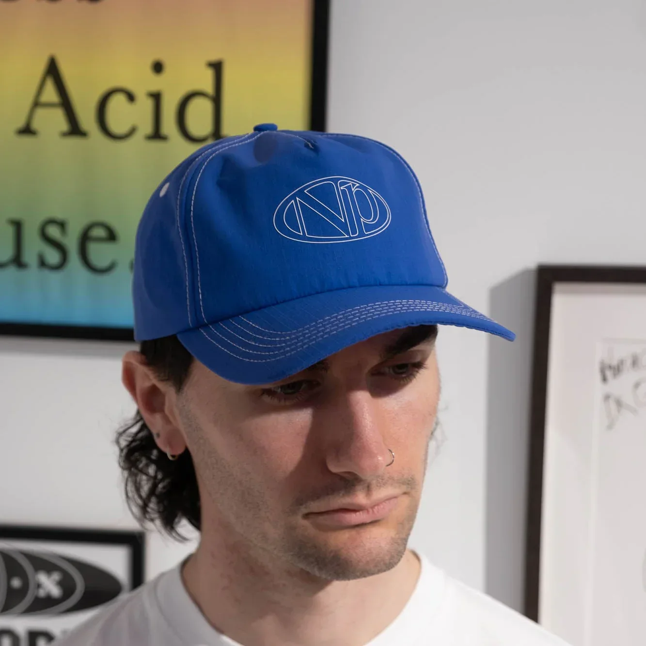 No Problemo Contrast Cap - Blue