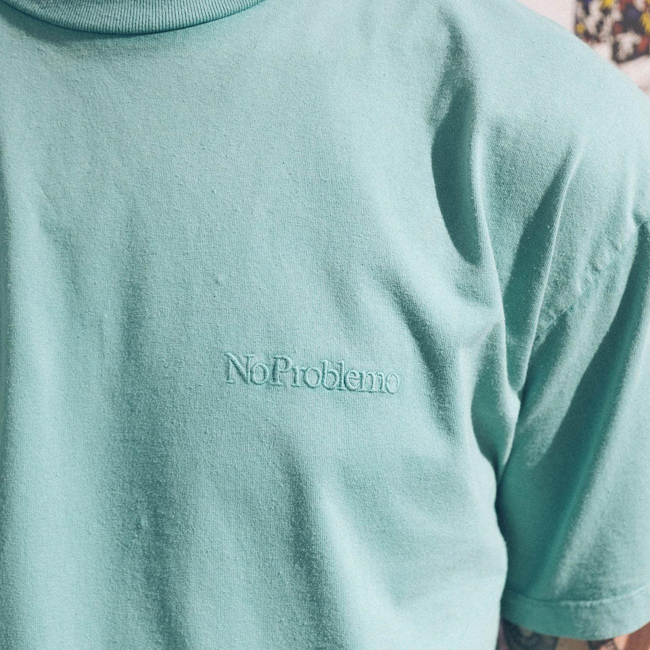 No Problemo Faded Mini Problemo SS Tee - Aqua - Image 4