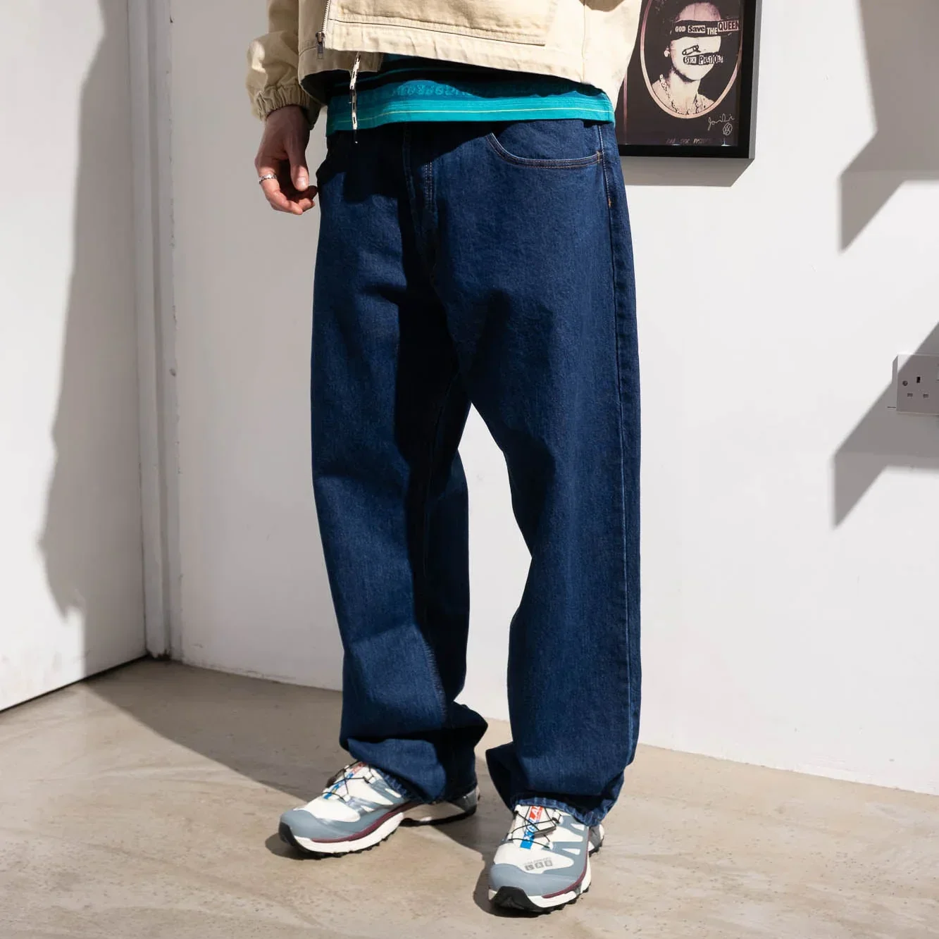 No Problemo Heavyweight Bagi Jean - Blue - Image 3