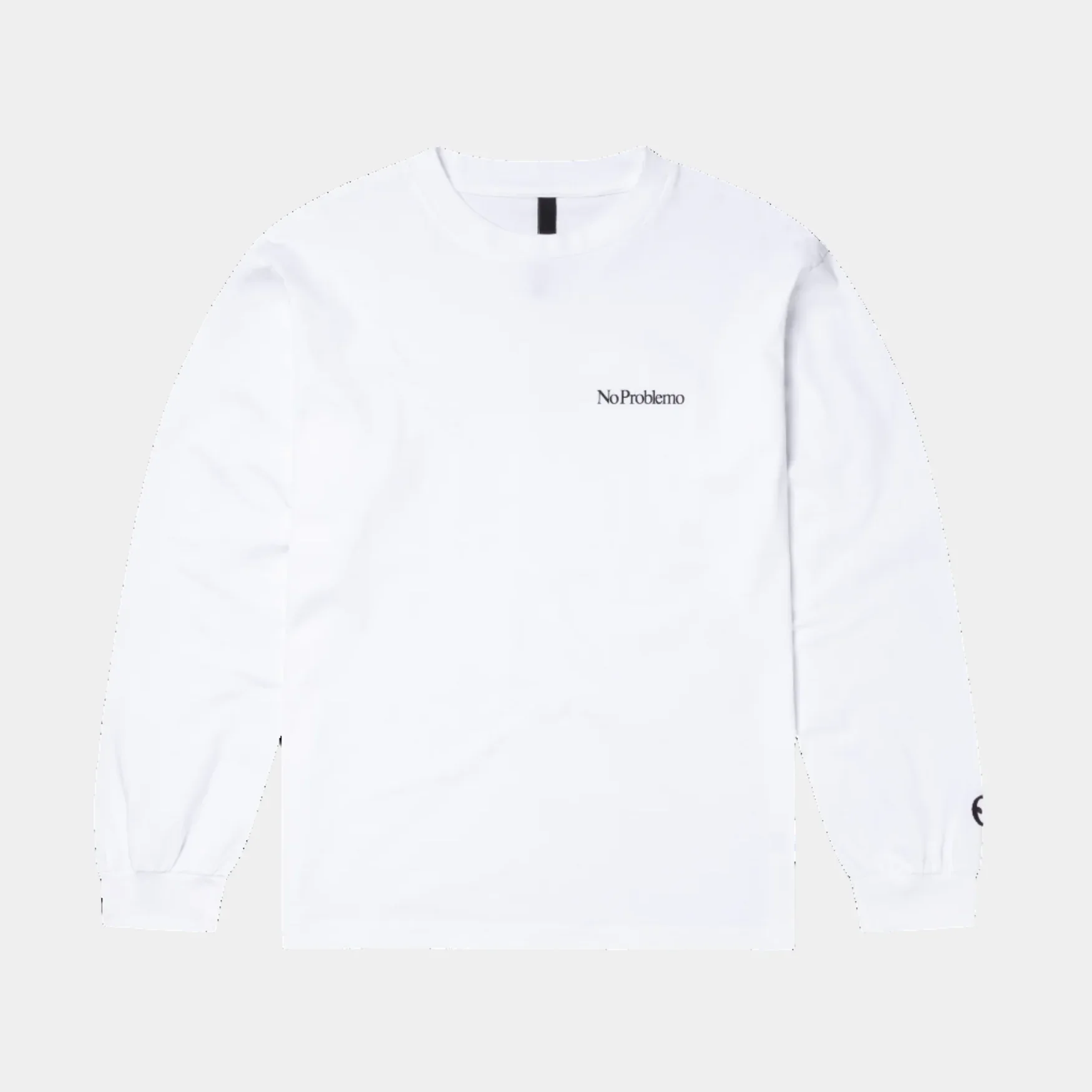 No Problemo Mini Problemo LS Tee - White