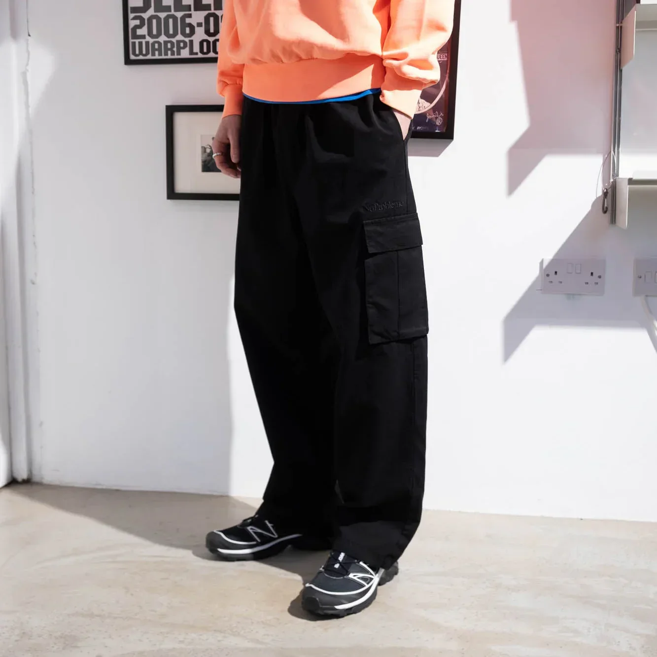 No Problemo Mini Problemo Ripstop Cargo Pant - Black - Image 3