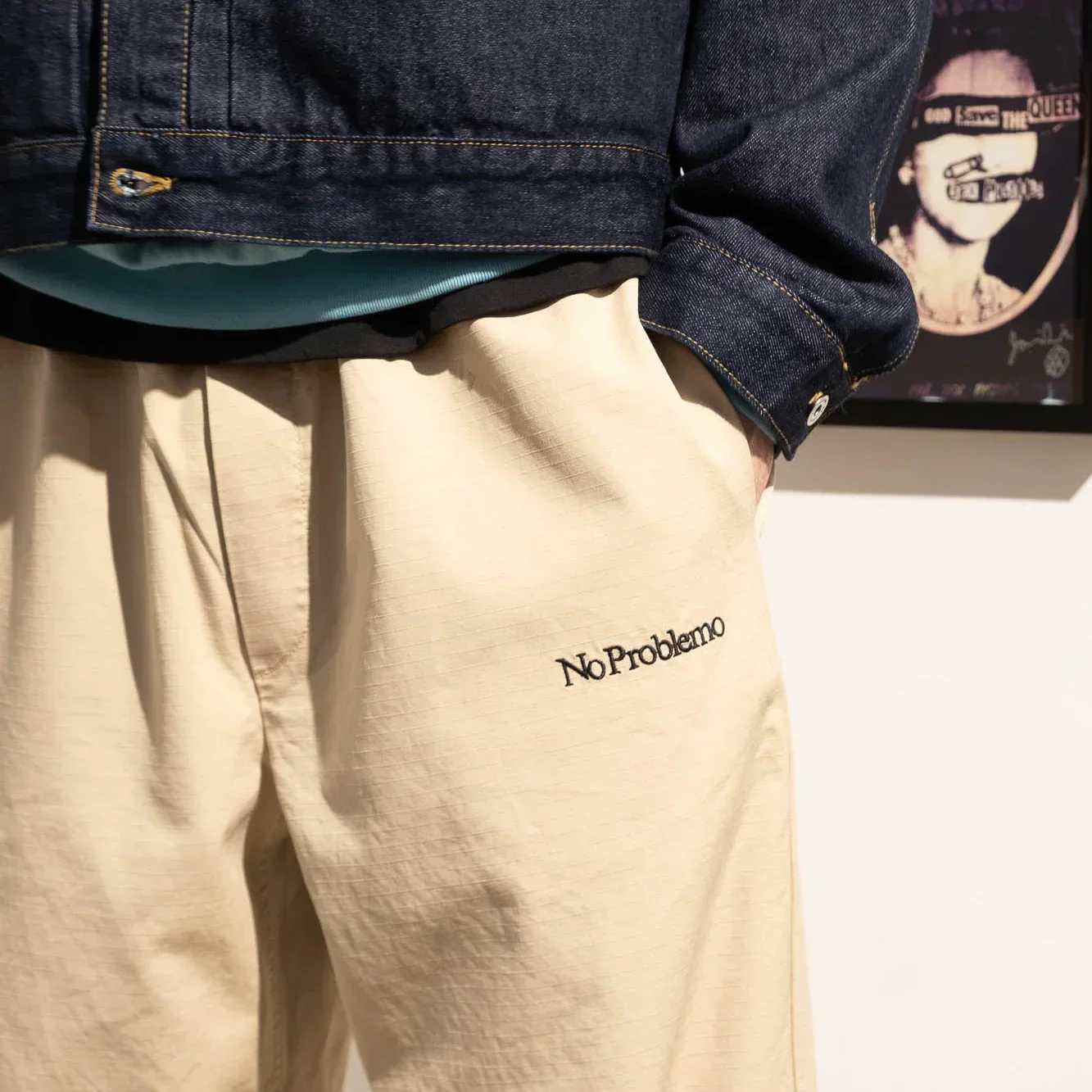 No Problemo Mini Problemo Ripstop Work Pant - Sand - Image 5