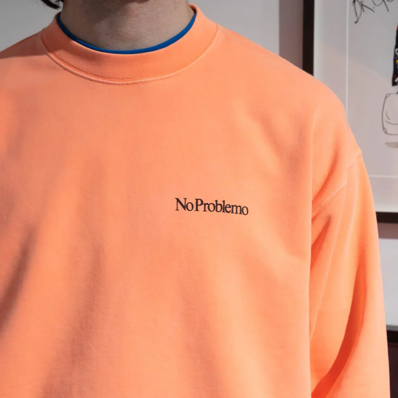 No Problemo Mini Problemo Sweatshirt - Coral - Image 4
