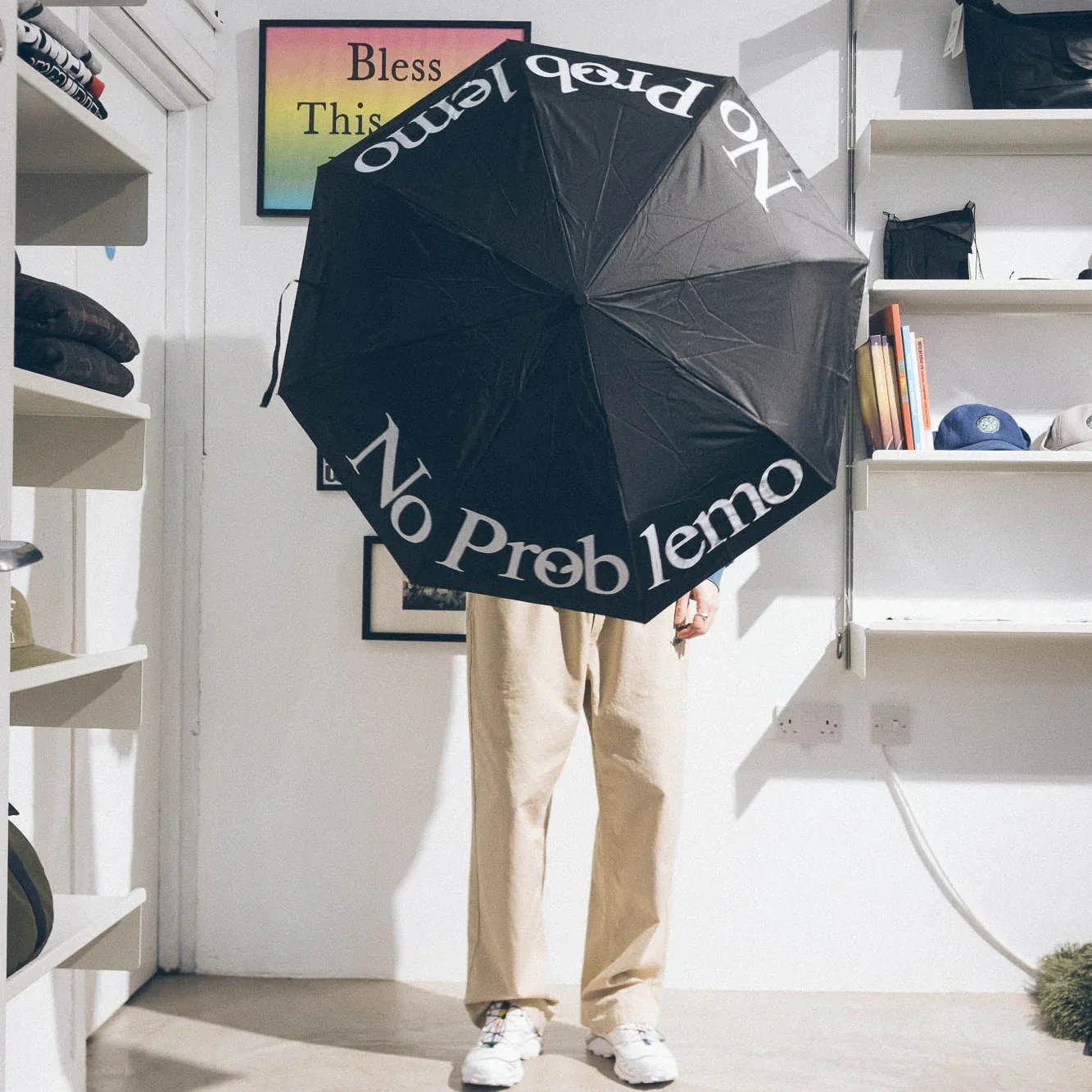 No Problemo Mini Umbrella - Black - Image 3
