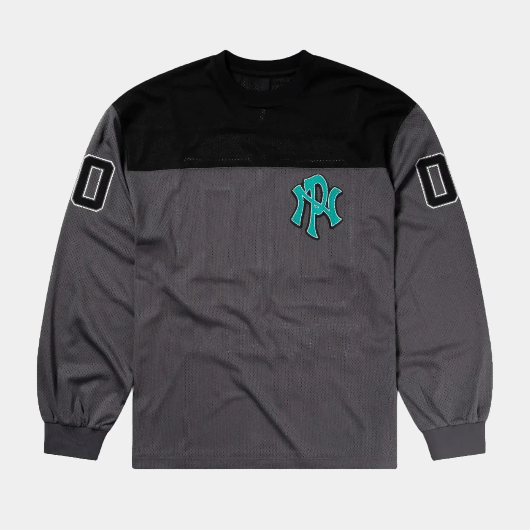 No Problemo NYP Sports Poly LS Jersey - Charcoal