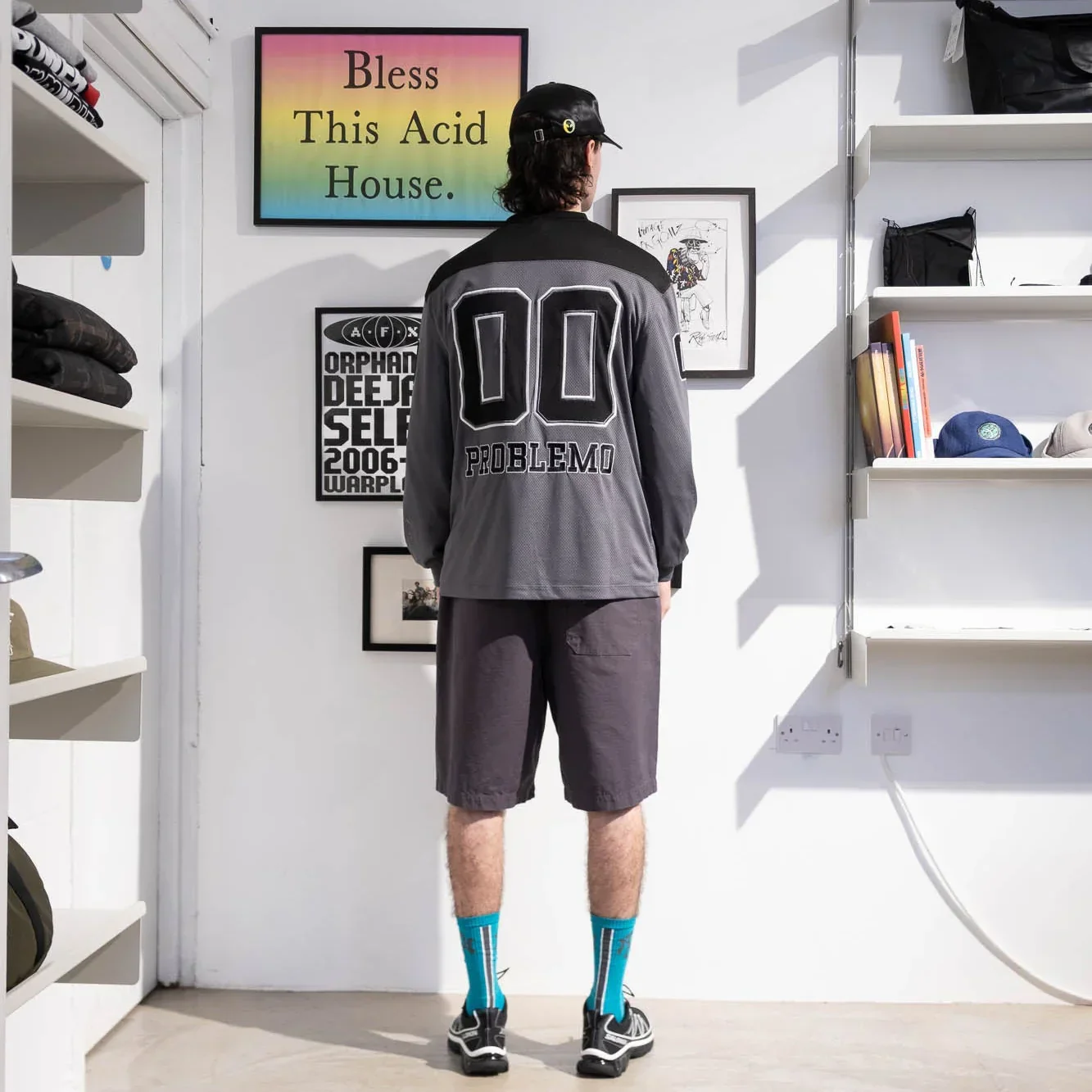 No Problemo NYP Sports Poly LS Jersey - Charcoal - Image 4