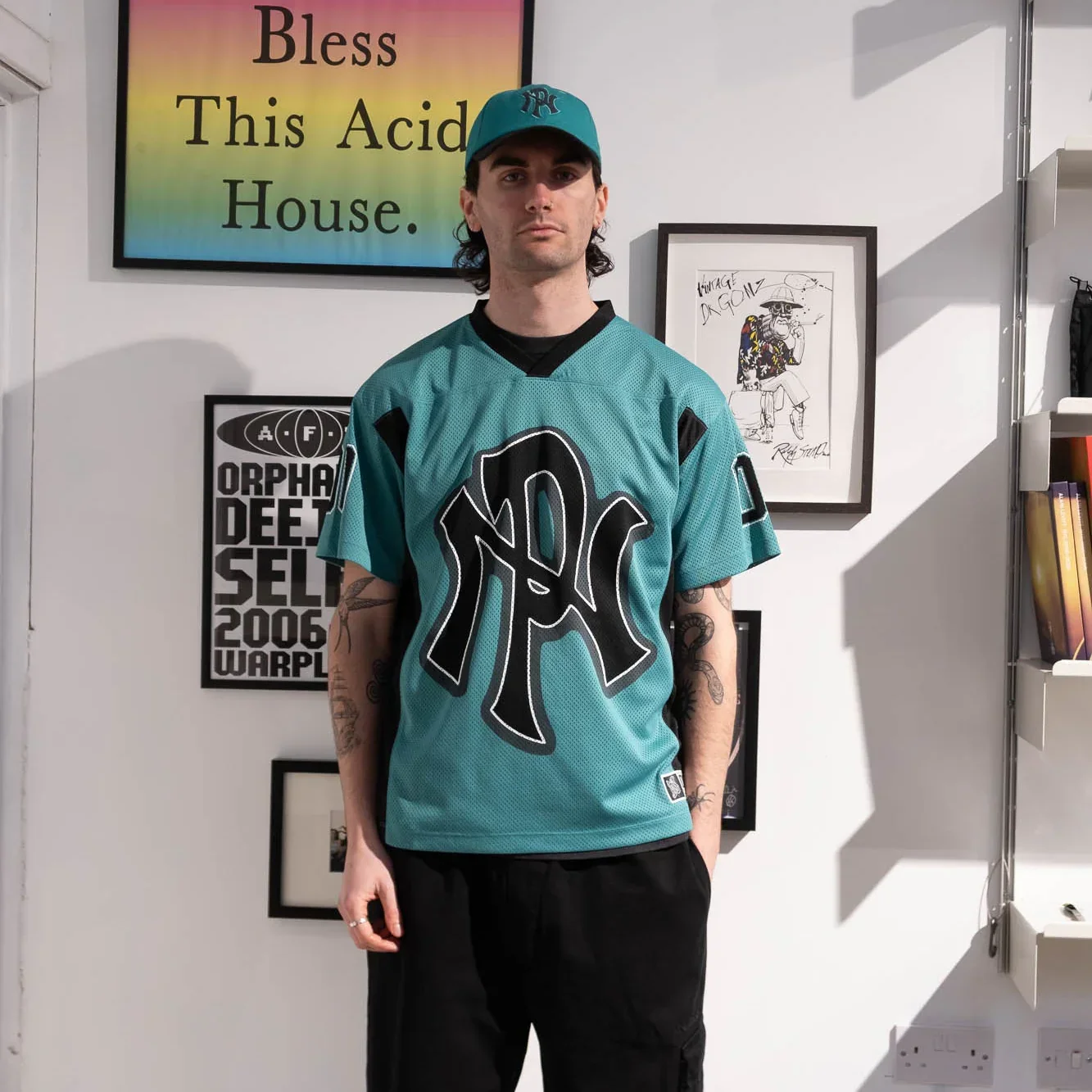 No Problemo NYP Sports Poly SS Jersey - Aqua - Image 3