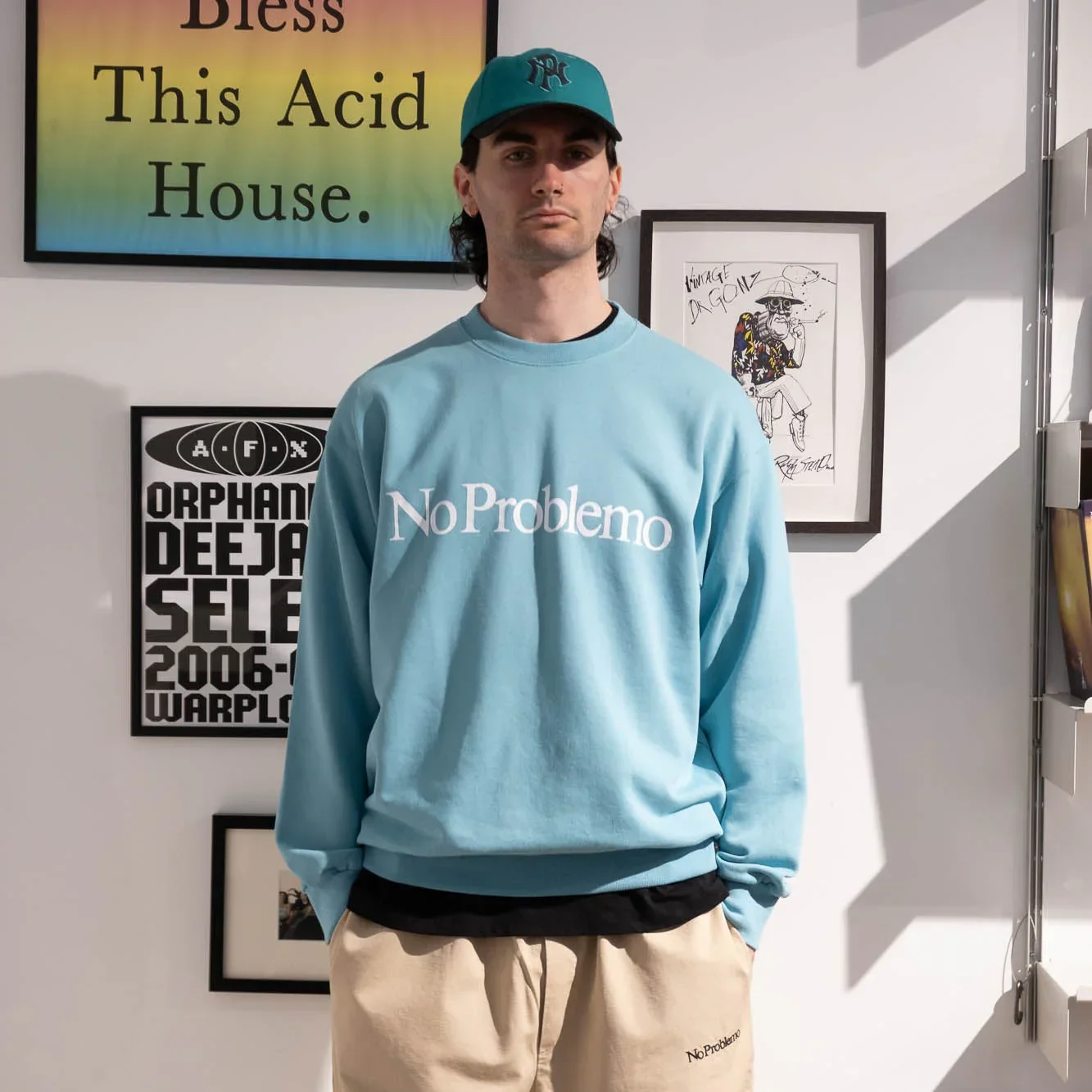 No Problemo Sweatshirt - Aqua - Image 3