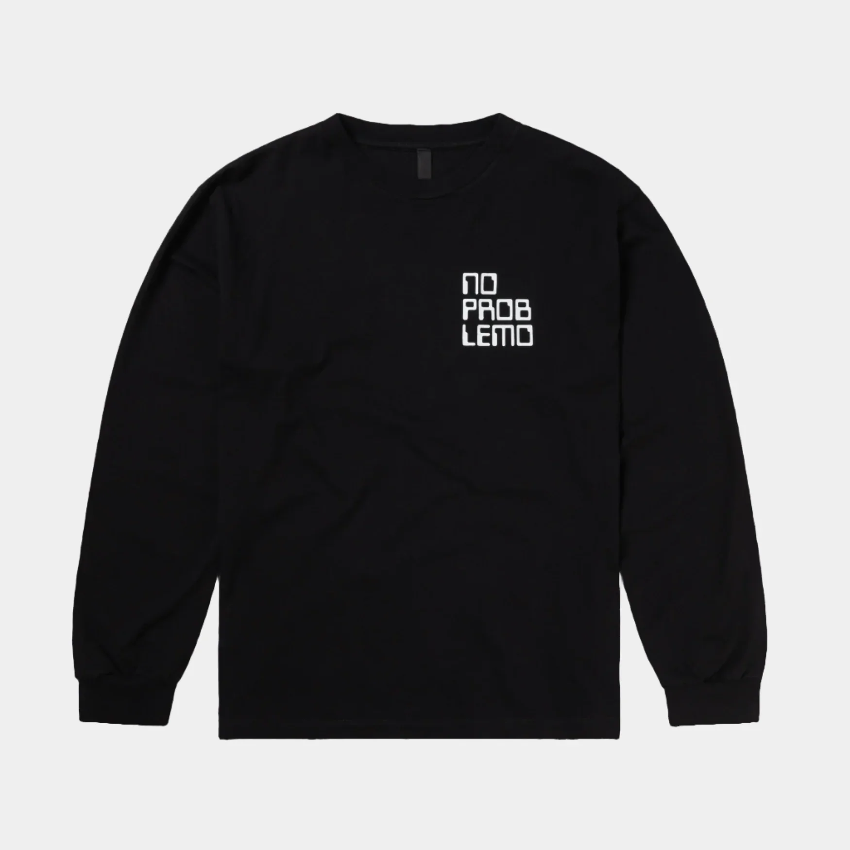 No Problemo Universal Friendship LS Tee - Black - Image 2