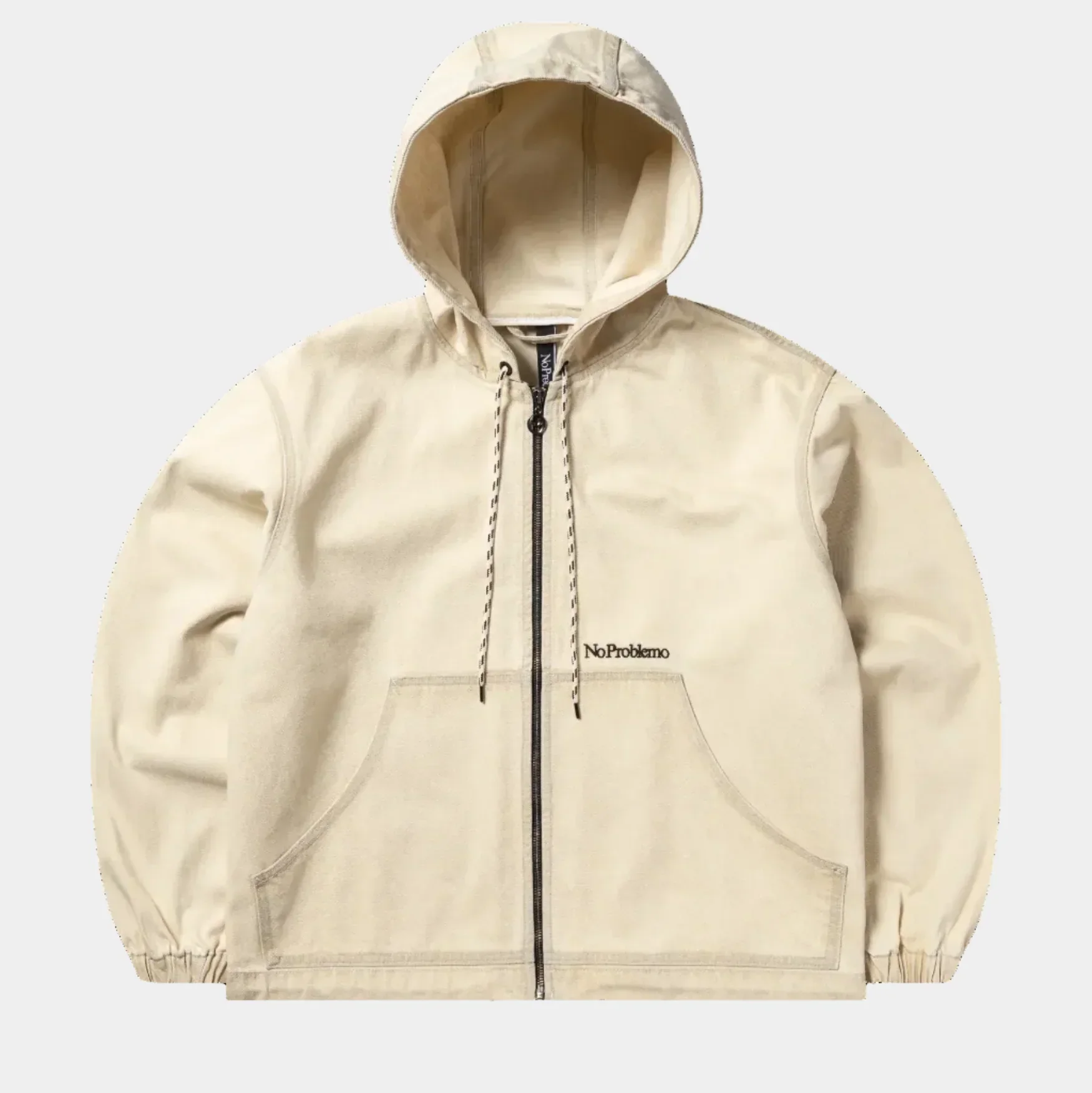 No Problemo Workwear Denim Jacket - Sand