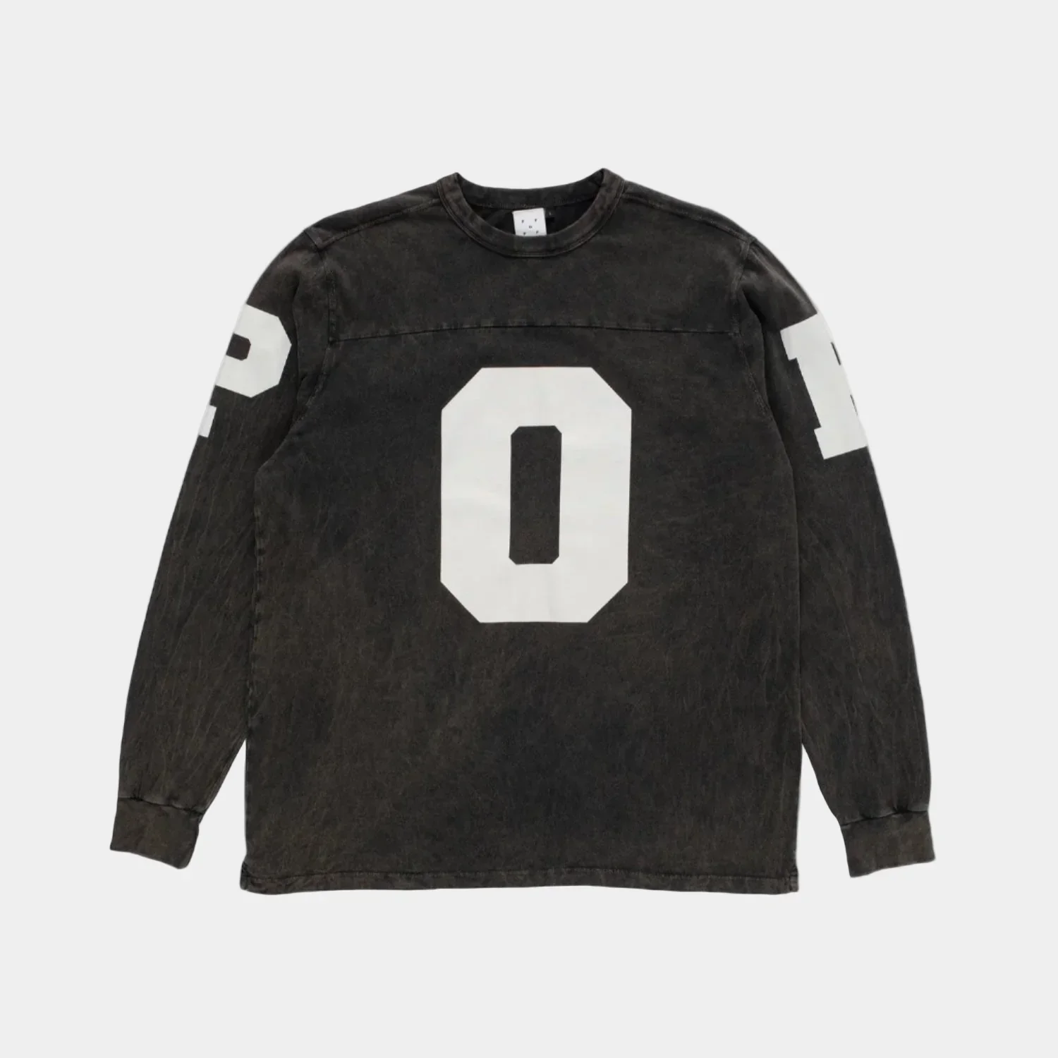 Pop Trading Company Football LS T-Shirt - Black - Image 2