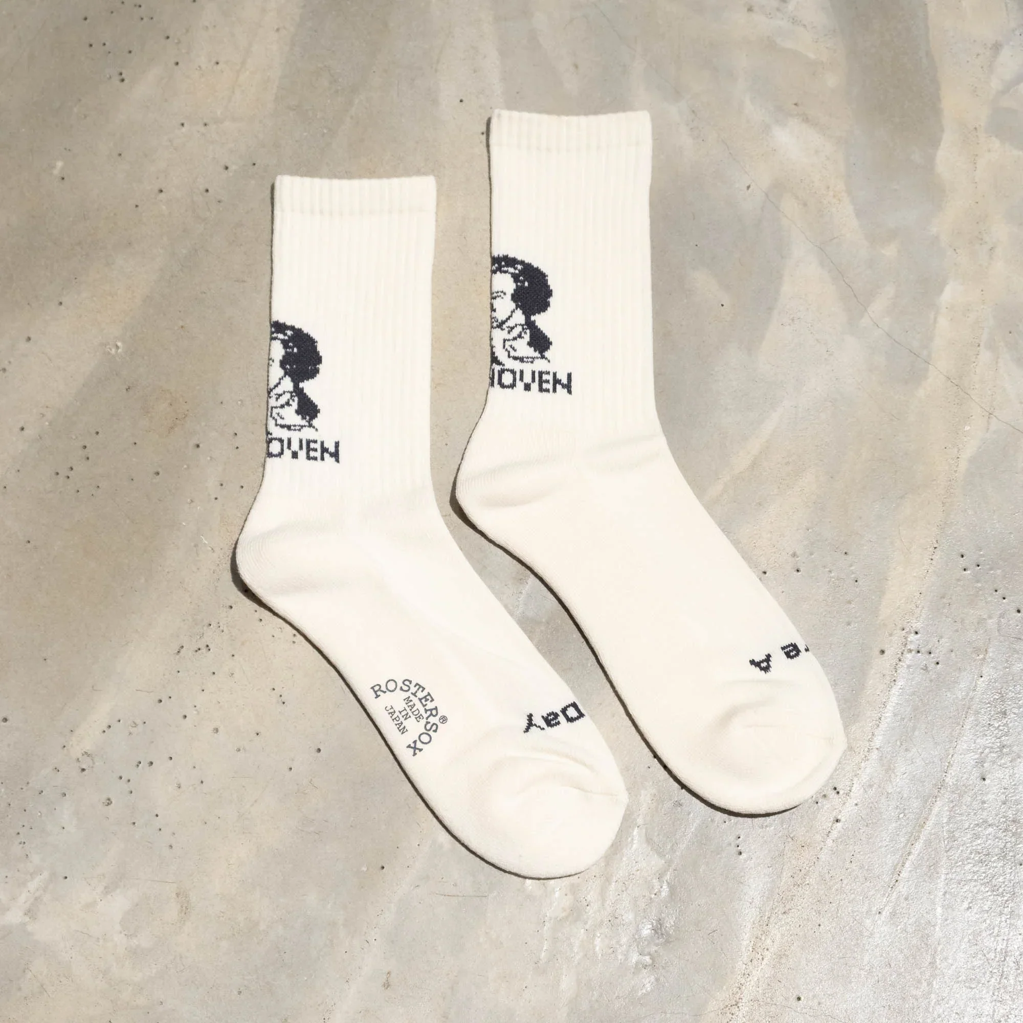 Rostersox Beethven Socks - White - Image 2