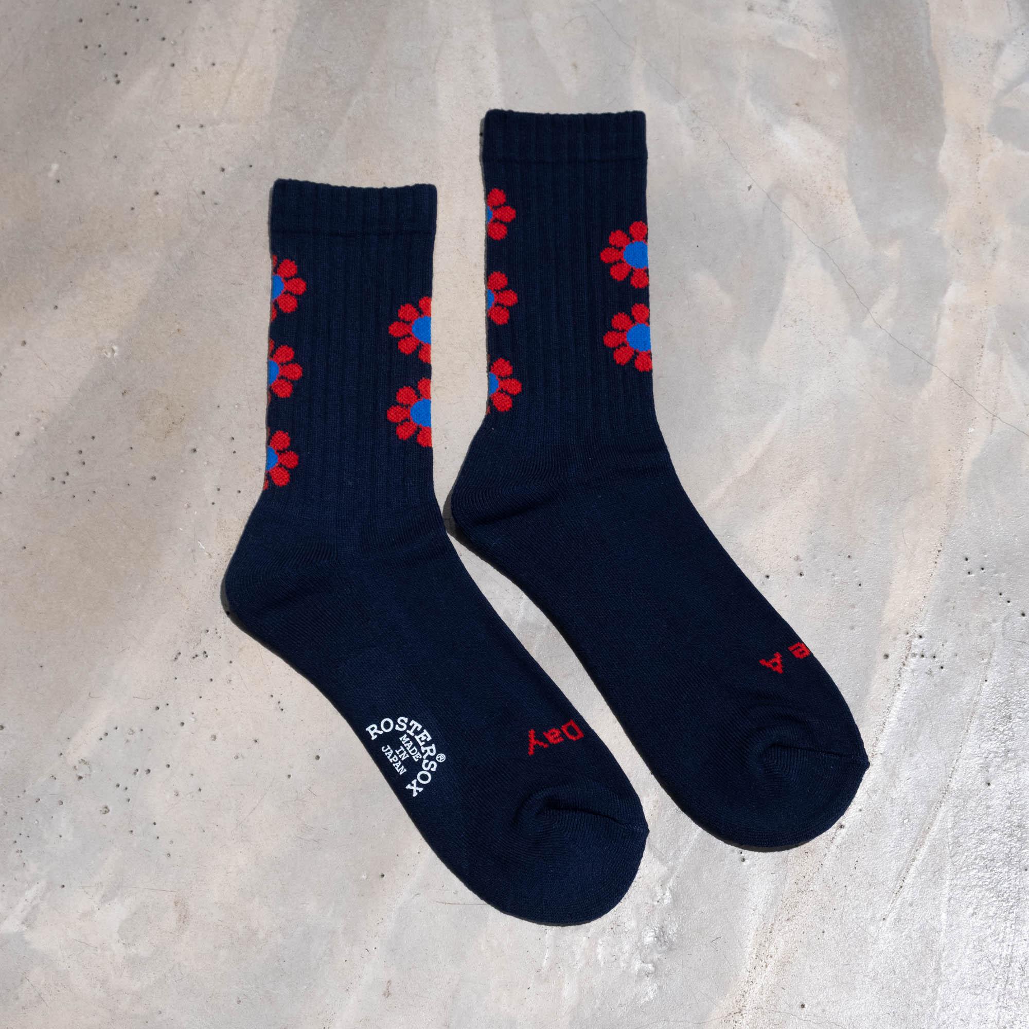 Rostersox Peace Socks - Navy - Image 2