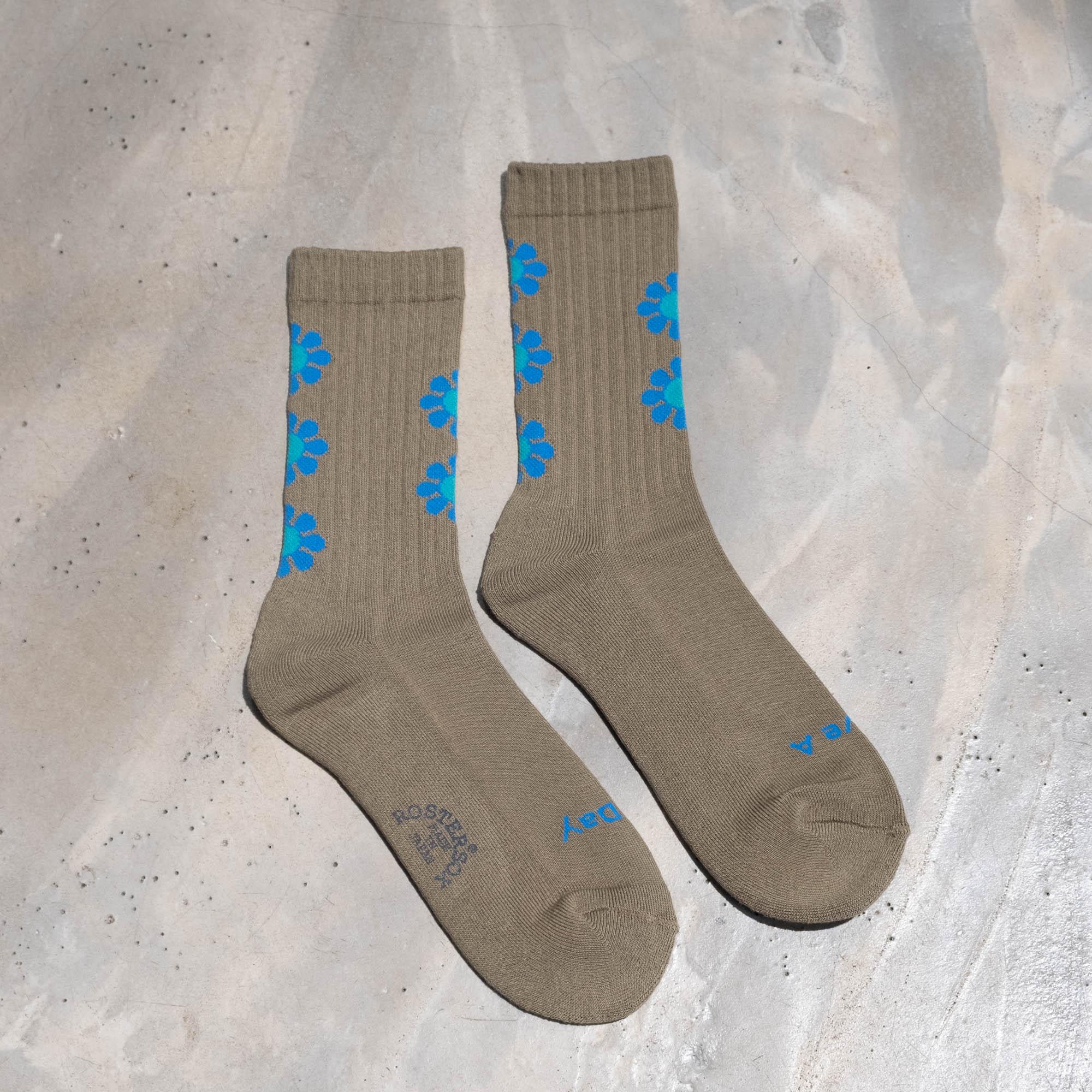 Rostersox Peace Socks - Olive - Image 2