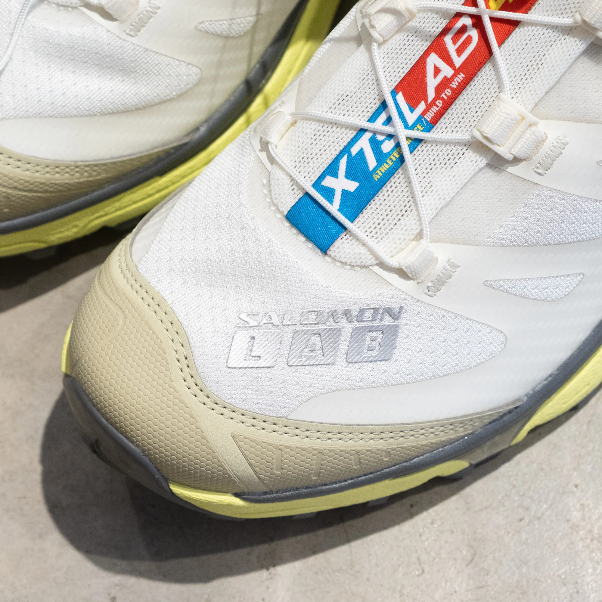 Salomon XT-4 OG Vanilla Ice/Bog/Sunny Lime - Image 3