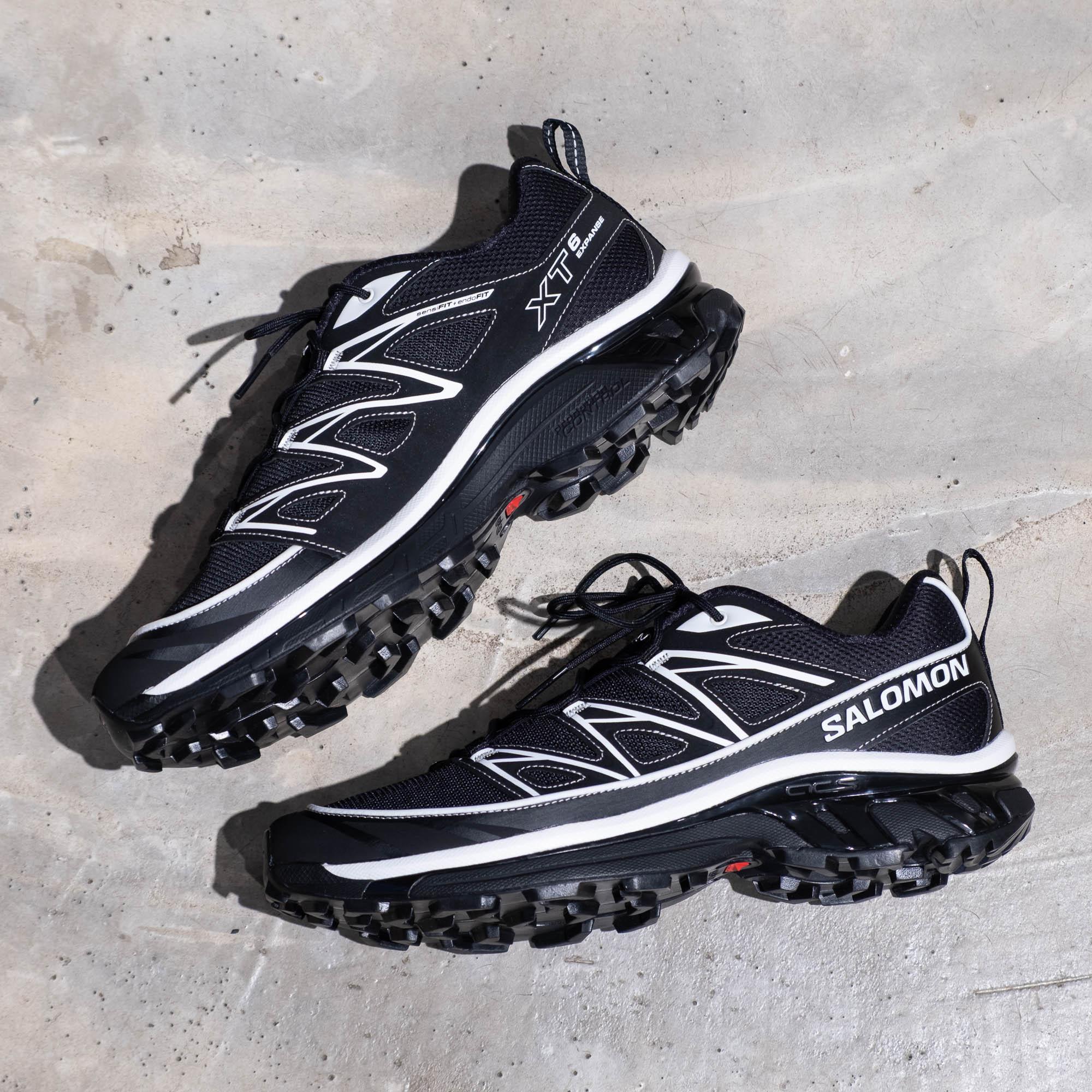 Salomon XT-6 Expanse Shoes - Black/Black/White - Image 7