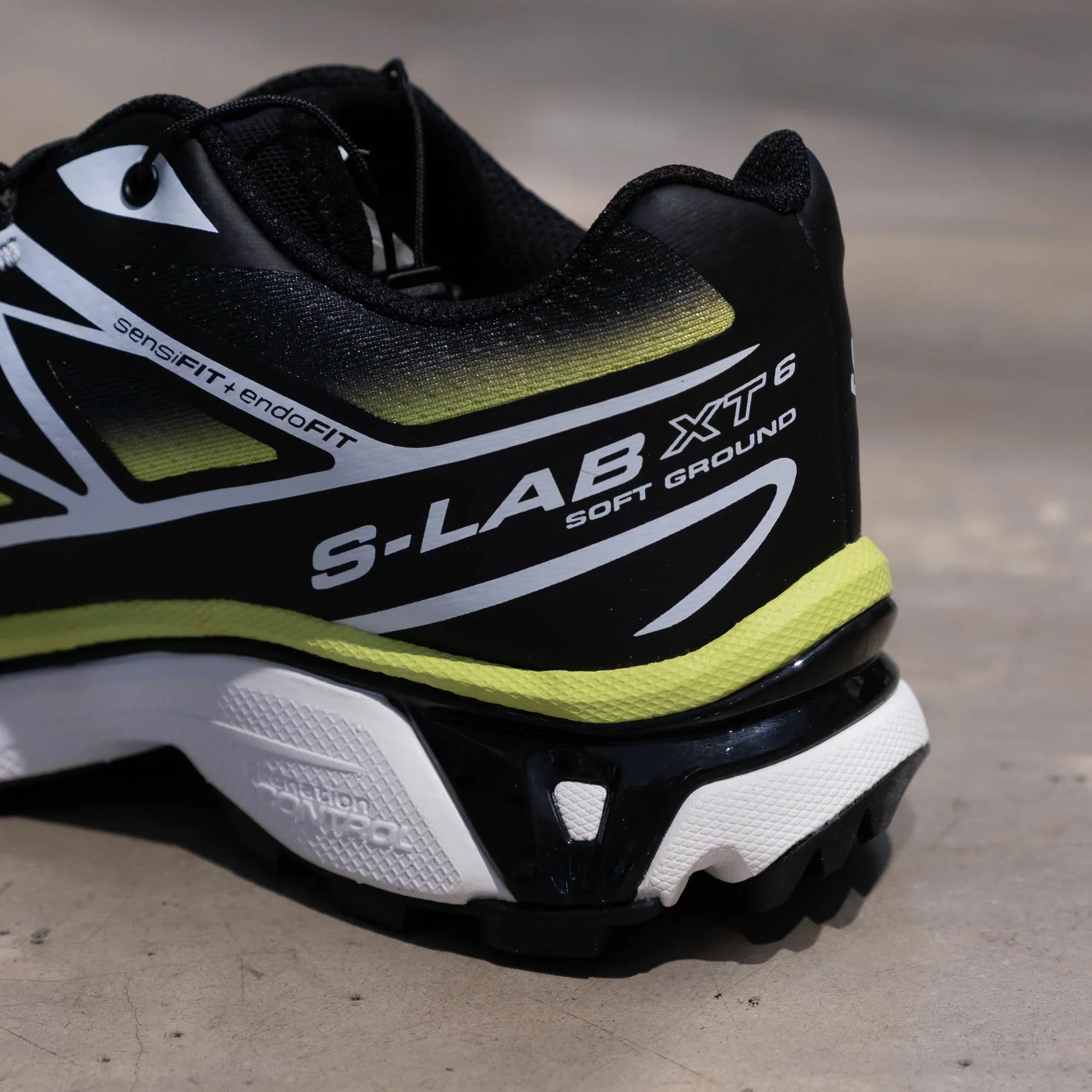 Salomon XT-6 Skyline Shoes - Black/Maritime Blue/Sharp Green - Image 3
