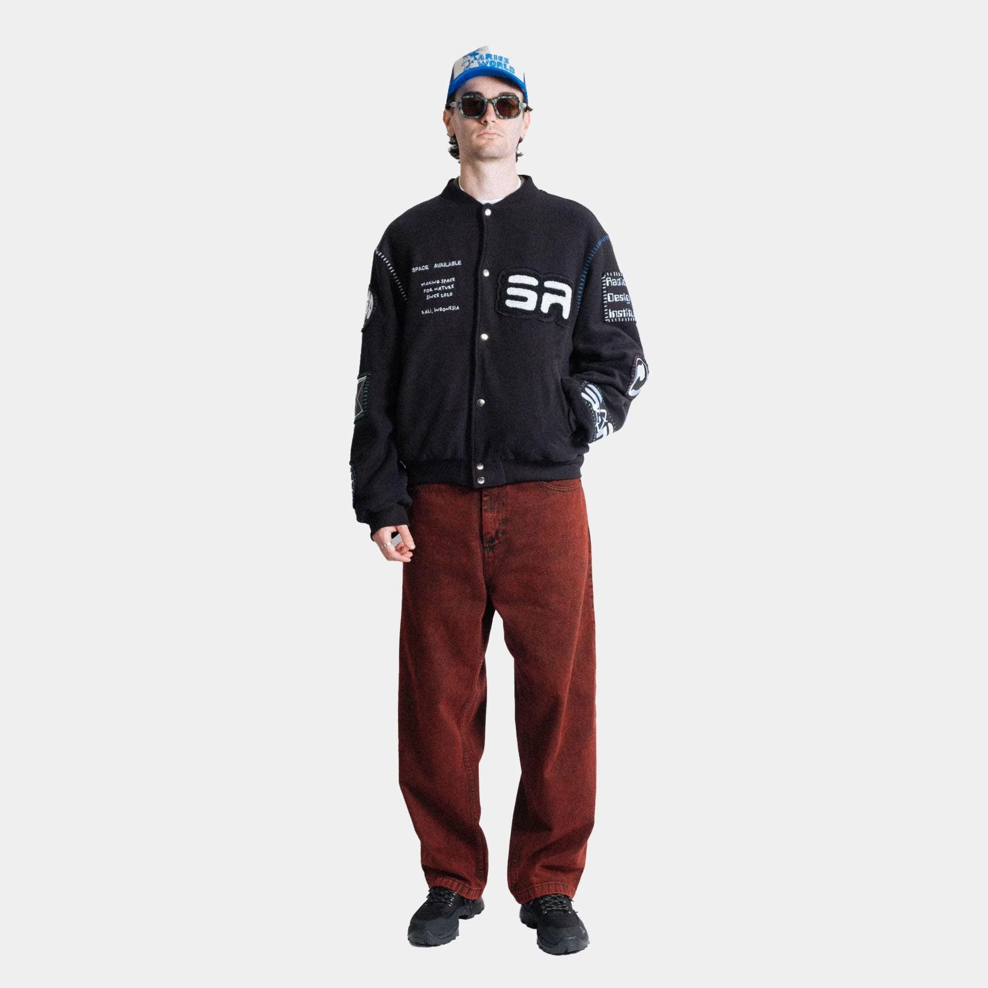 Space Available Studio Varsity Jacket - Black - Image 11
