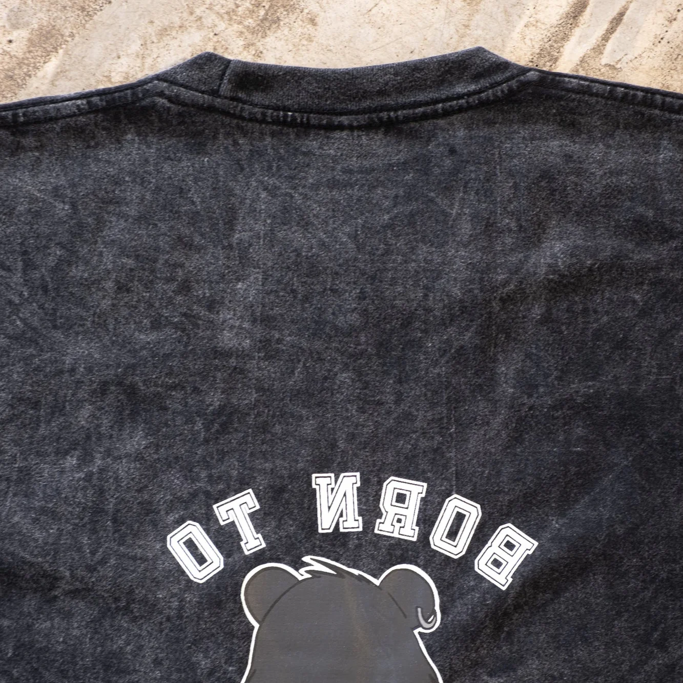 The Salvages Born To Be Mild Bear T-Shirt - Vintage Black - Image 7